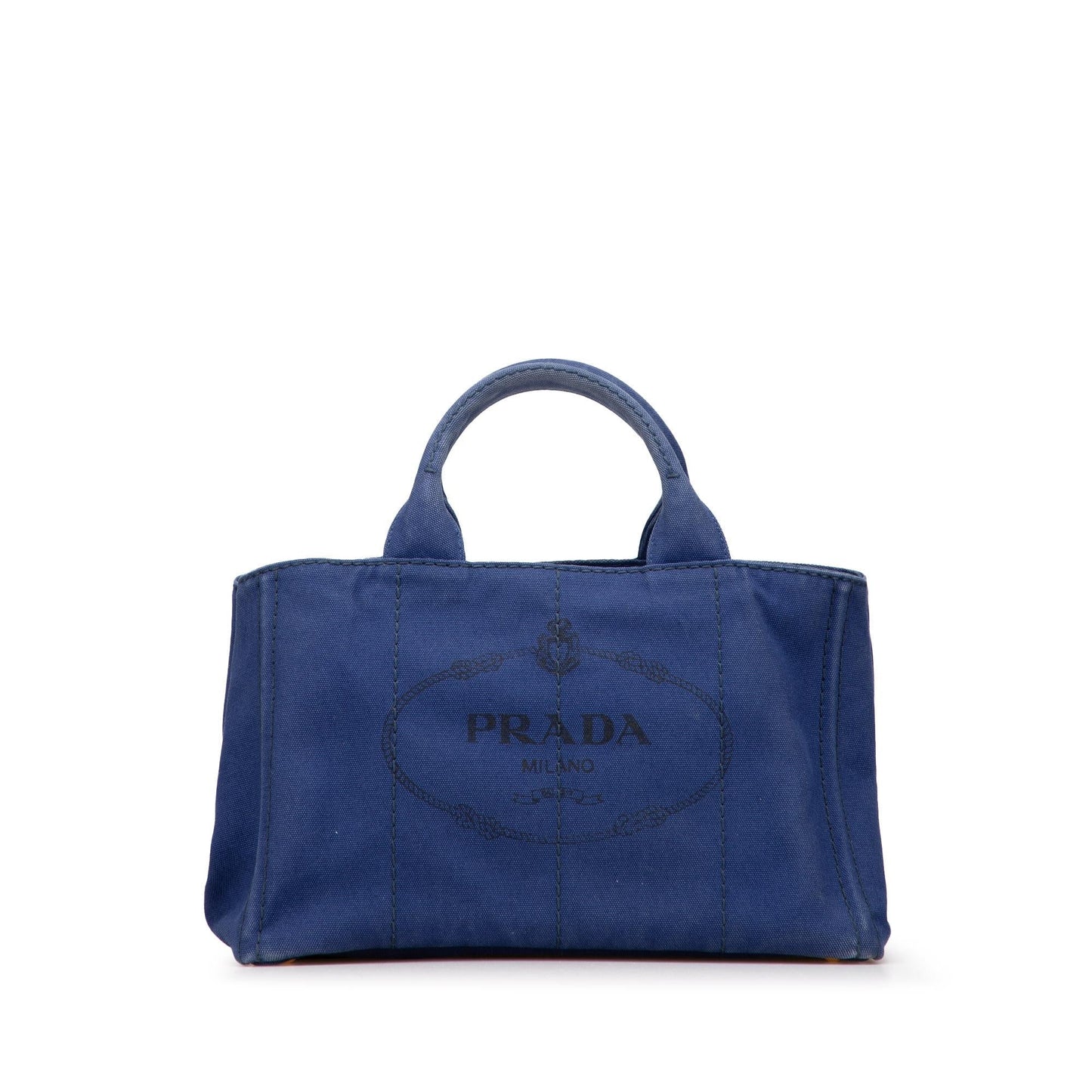 Prada Canapa Satchel Canvas Logo Satchel Bag Logo Satchel 8