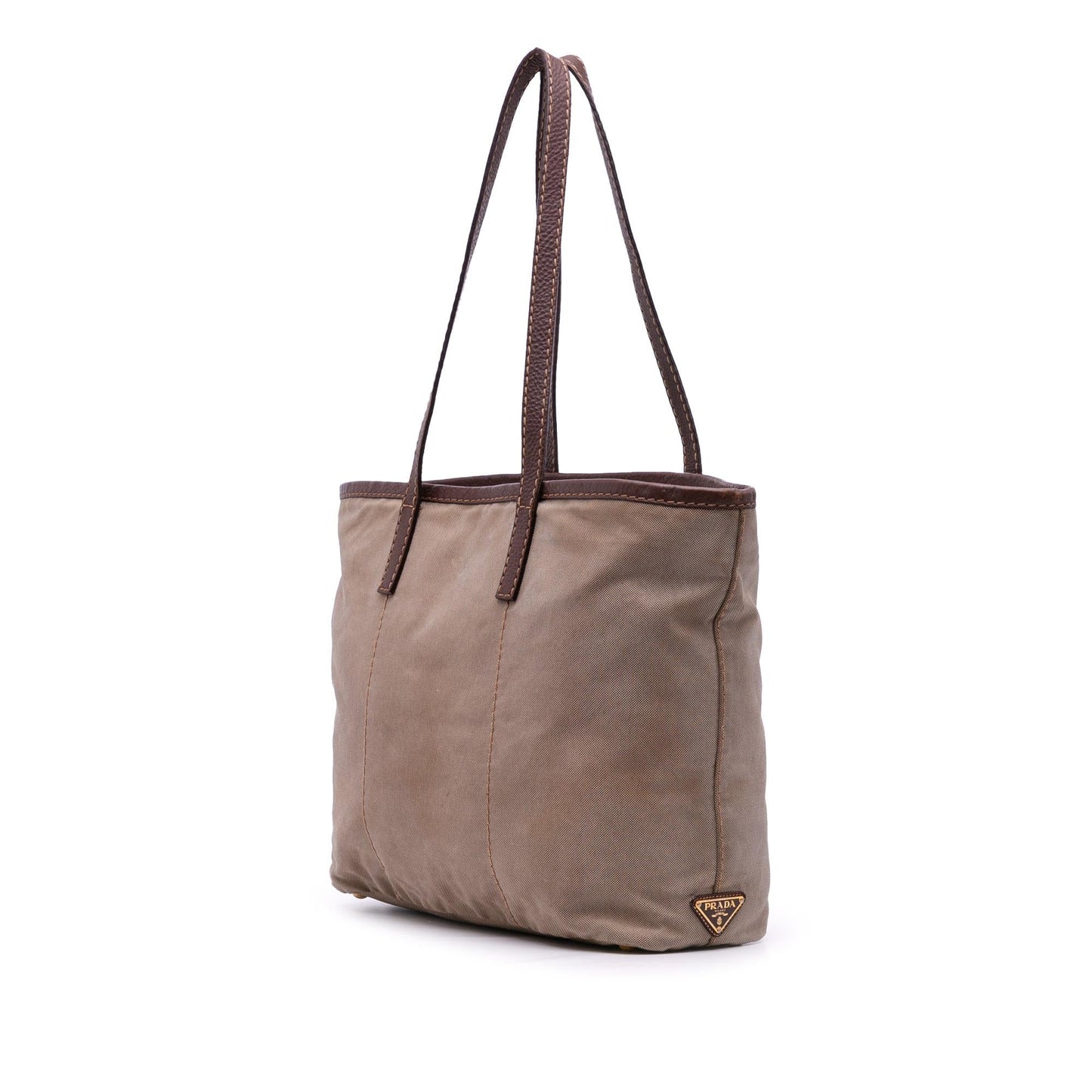 Prada Canapa Tote Canvas Logo Tote Bag