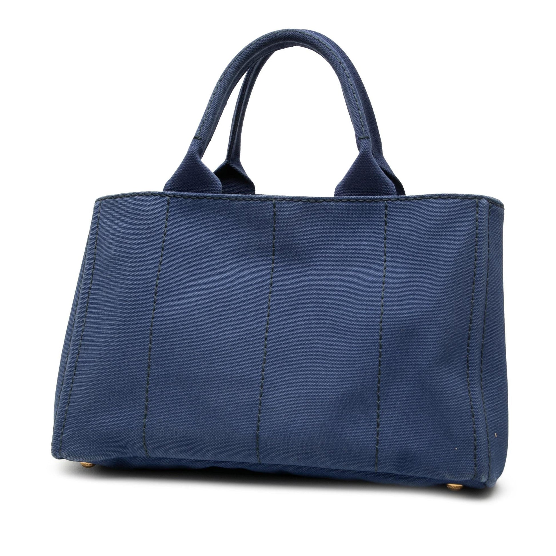 Prada Canapa Tote Canvas Logo Tote Bag Logo Tote 2