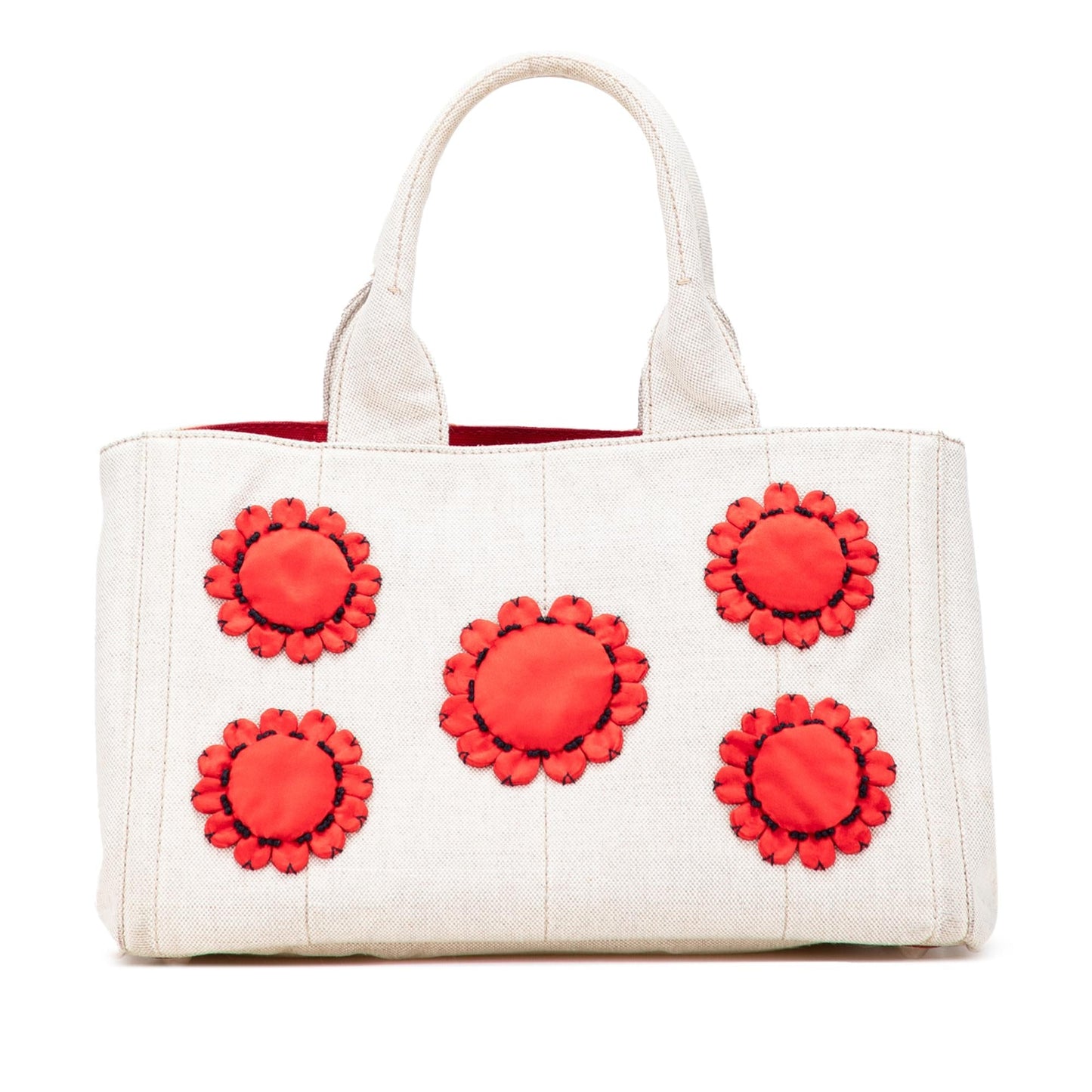 Prada Canapa Mistolino Tote Canvas Tote Bag
