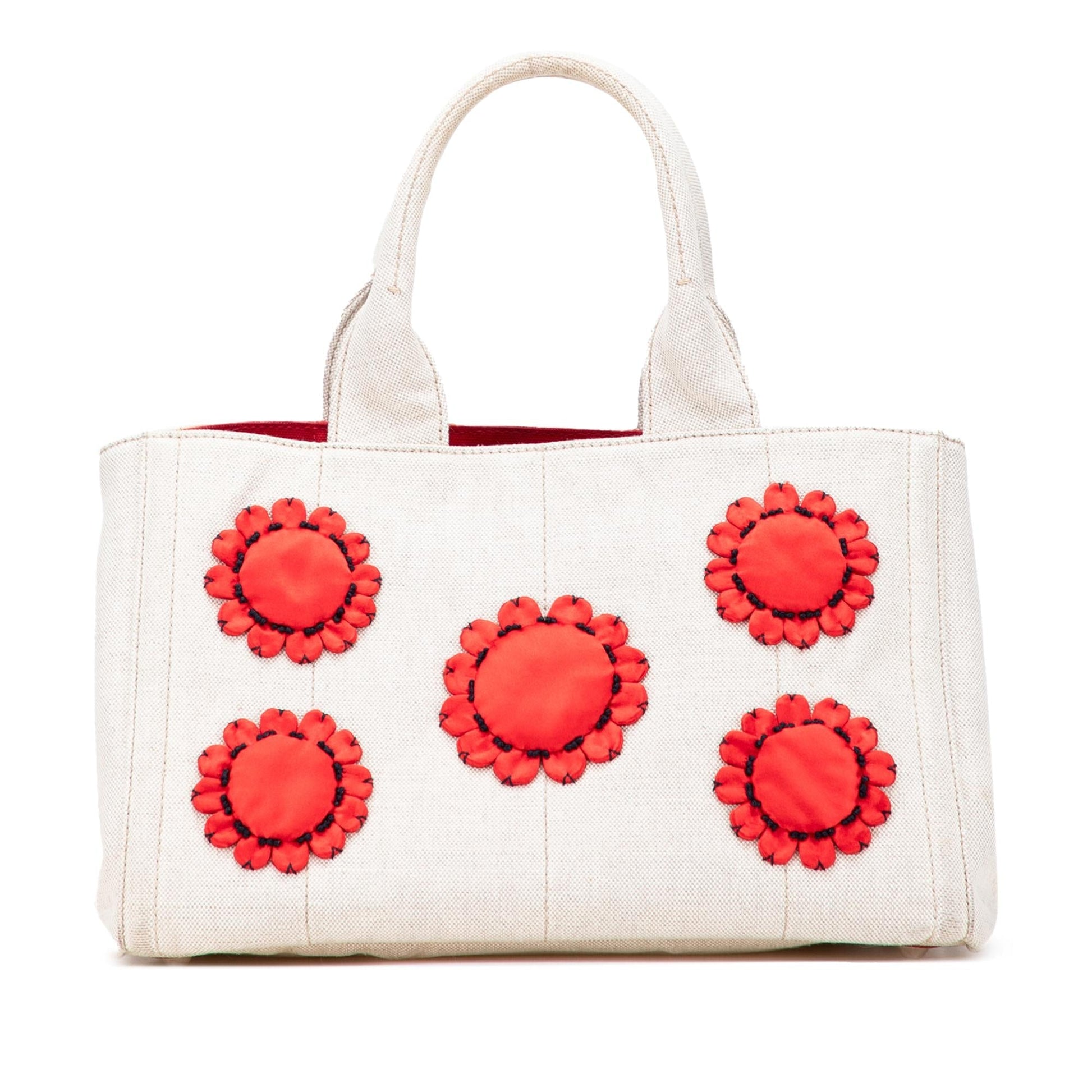 Prada Canapa Mistolino Tote Canvas Tote Bag