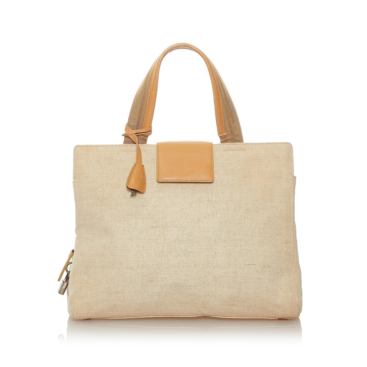 Prada Handbag Shg Canvas Satchel Bag Handbag Shg 27311
