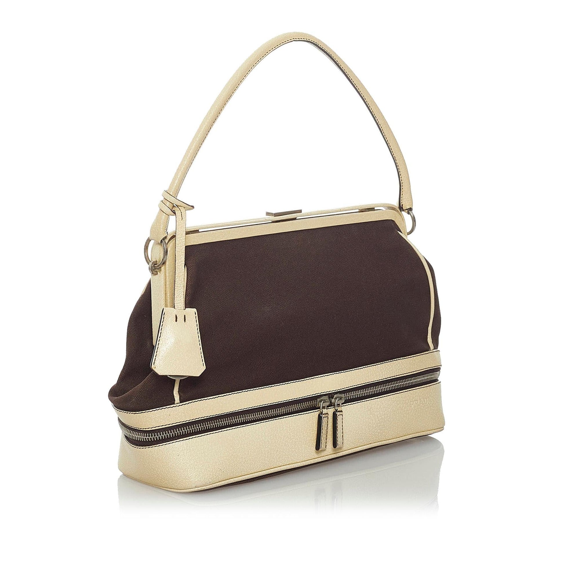 Prada Handbag Shg Canvas Satchel Bag Handbag Shg 29857