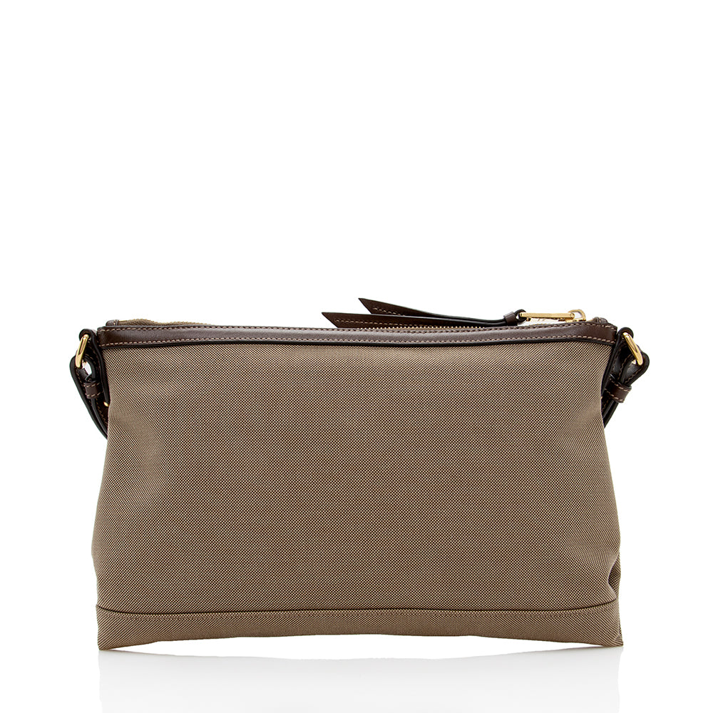Prada Jacquard Crossbody Bag Shf Canvas Logo