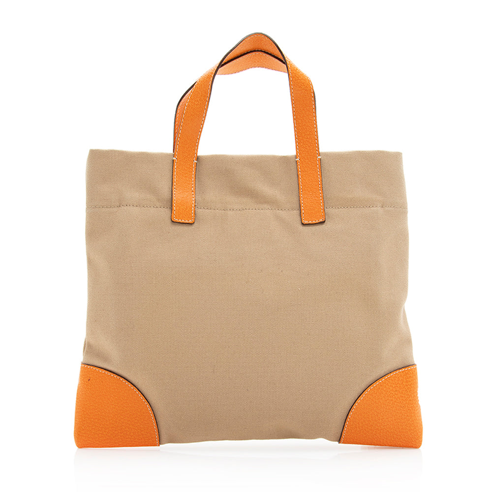 Prada Tote Shf Canvas Small Tote Bag