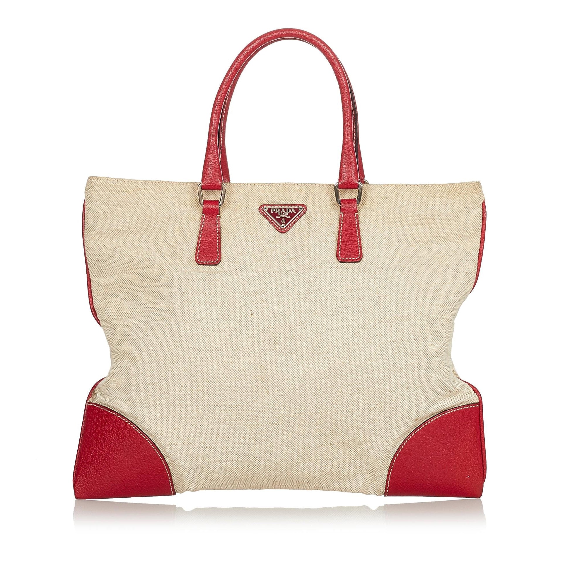 Prada Tote Bag Shg Canvas Bag Shg 24829