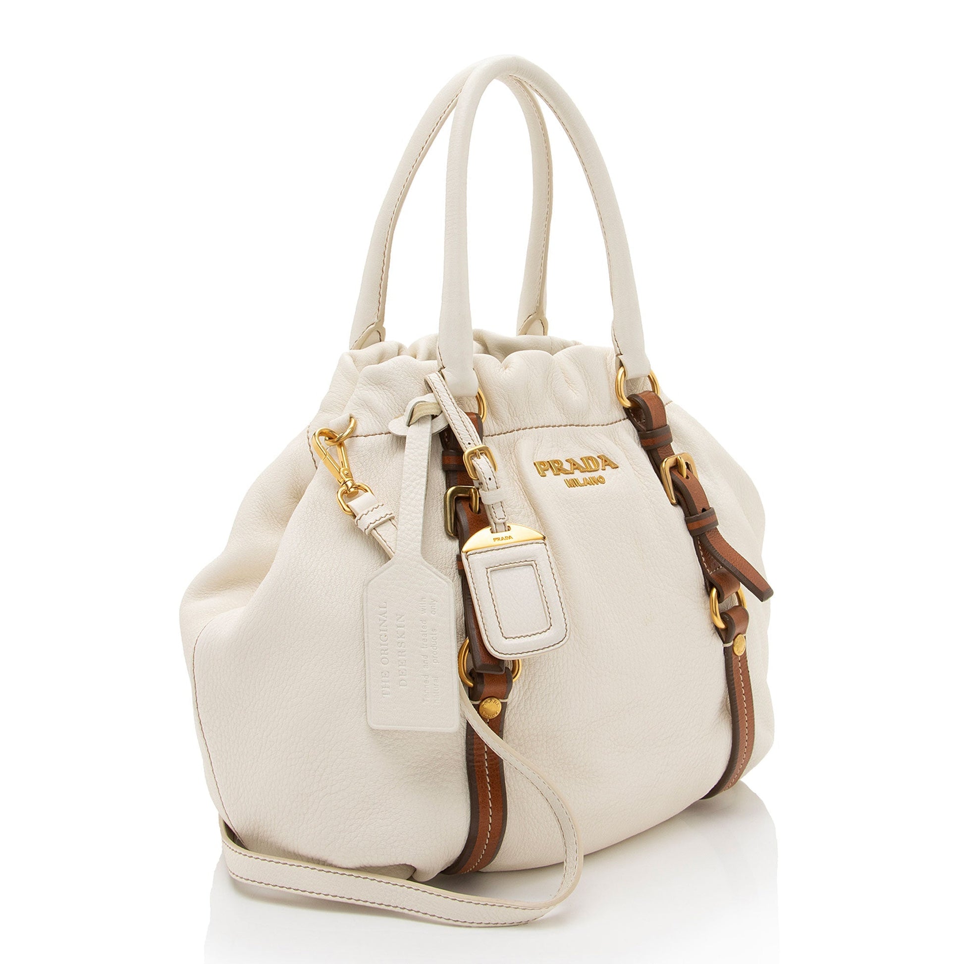 Prada Cervo Antik Shoulder Bag Shf Et3V2W