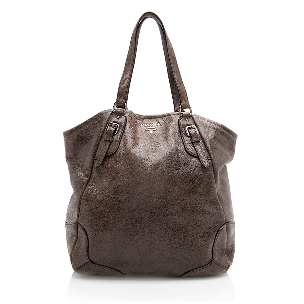 Prada Cervo Lux Shoulder Bag Shf Large