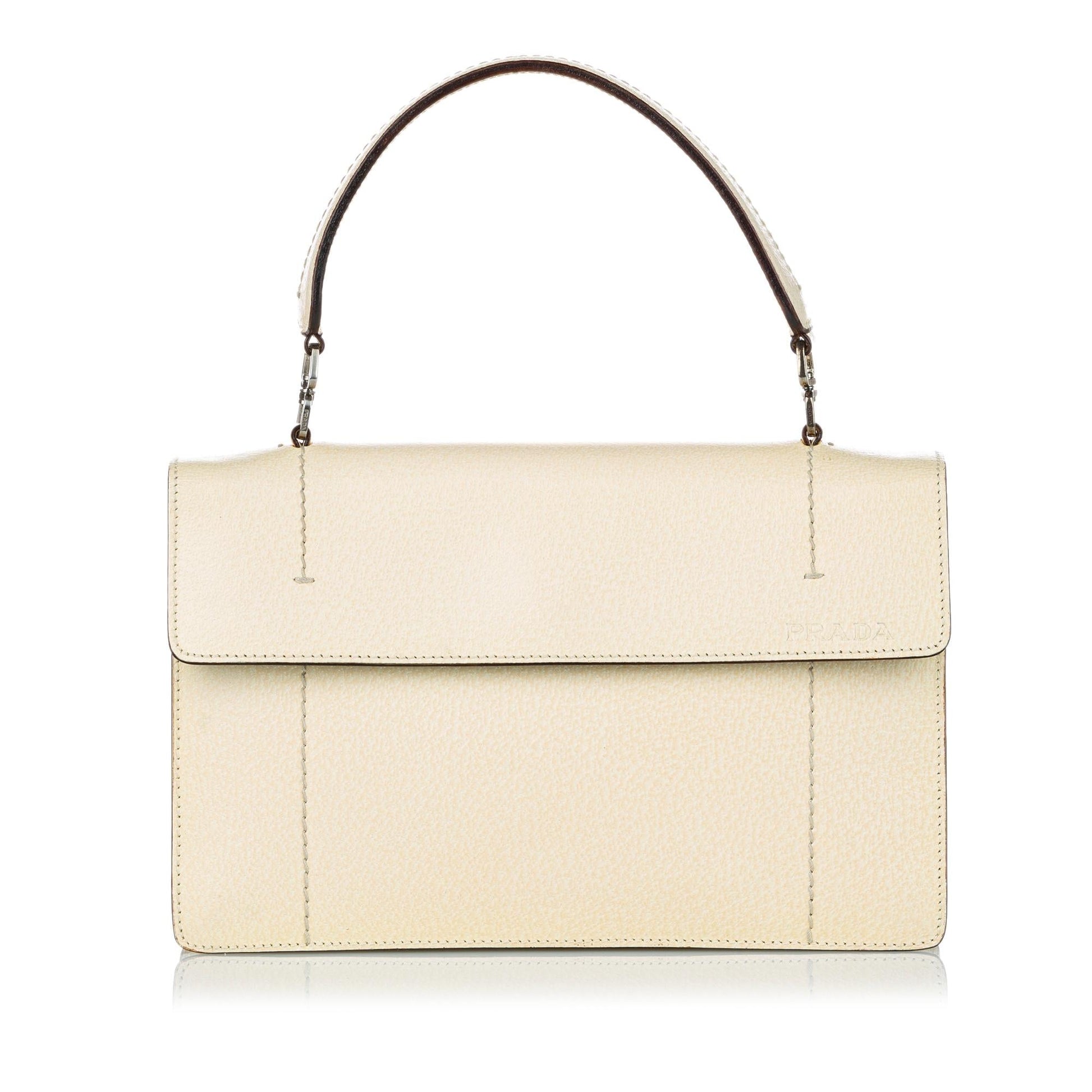 Prada Cinghiale Satchel Shg Leather Satchel Bag