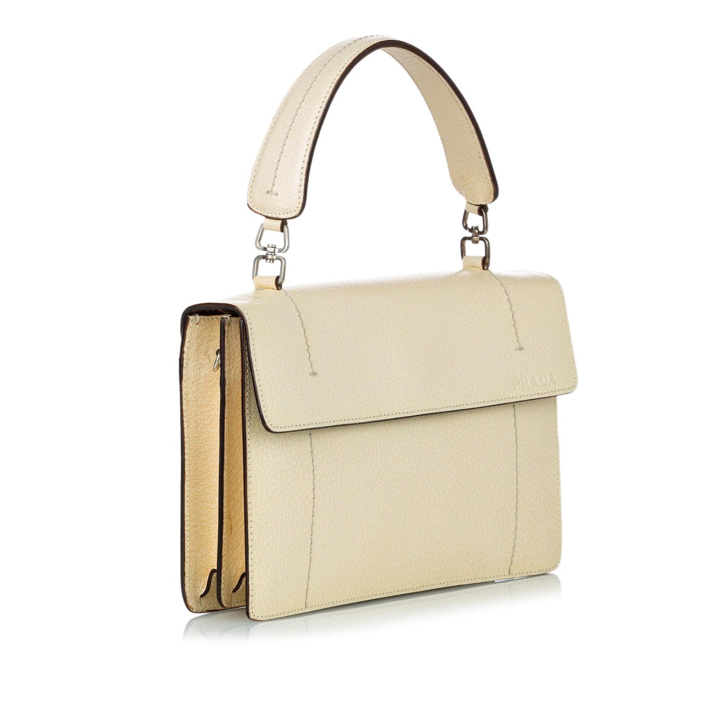 Prada Cinghiale Satchel Shg Leather Satchel Bag