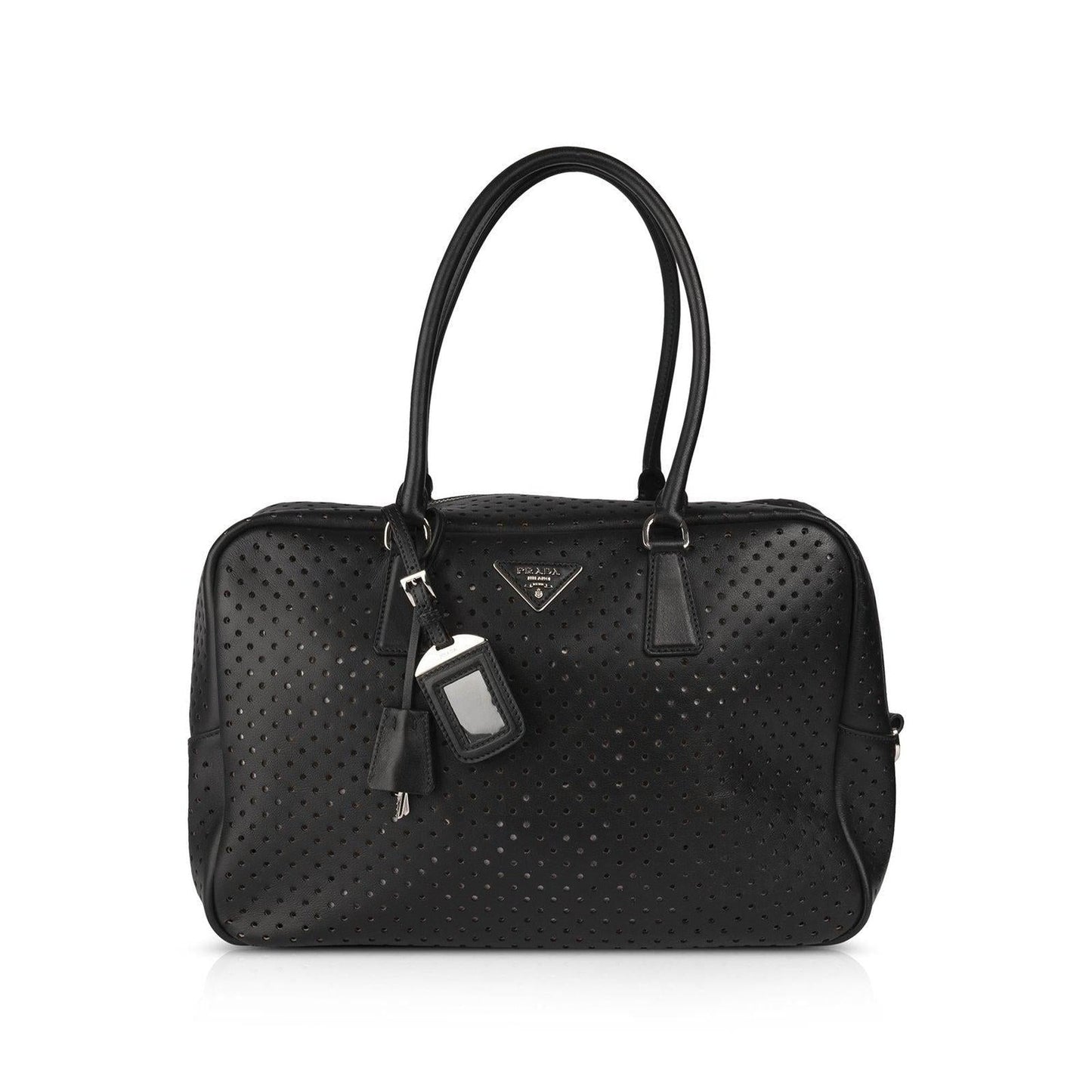 Prada City Calf Fori Bauletto Bag Travel Bag