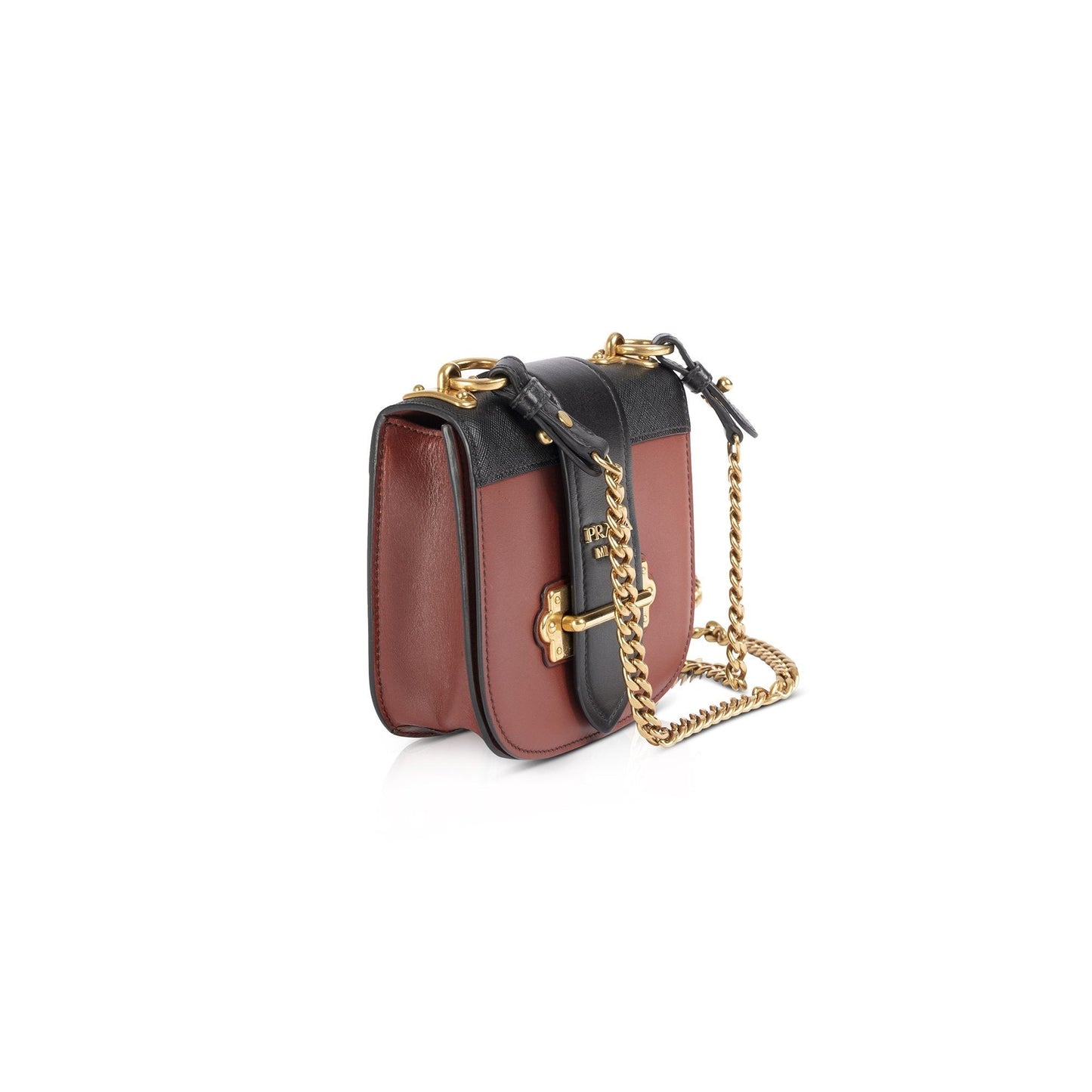 Prada City Calf Saffiano Pionniere Crossbody Bag