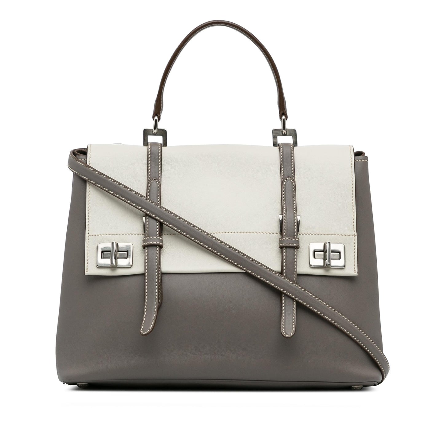 Prada City Calf Satchel Shg Izngiu Satchel Bag