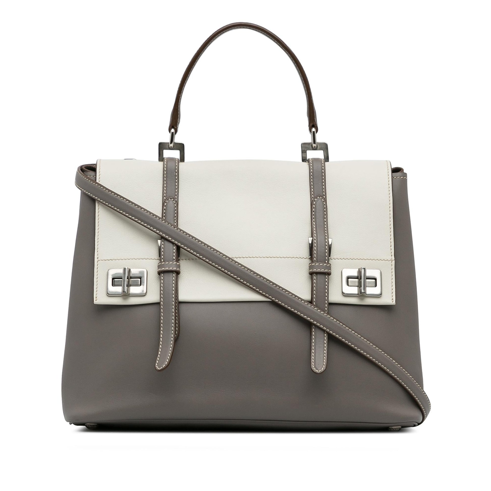 Prada City Calf Satchel Shg Izngiu Satchel Bag