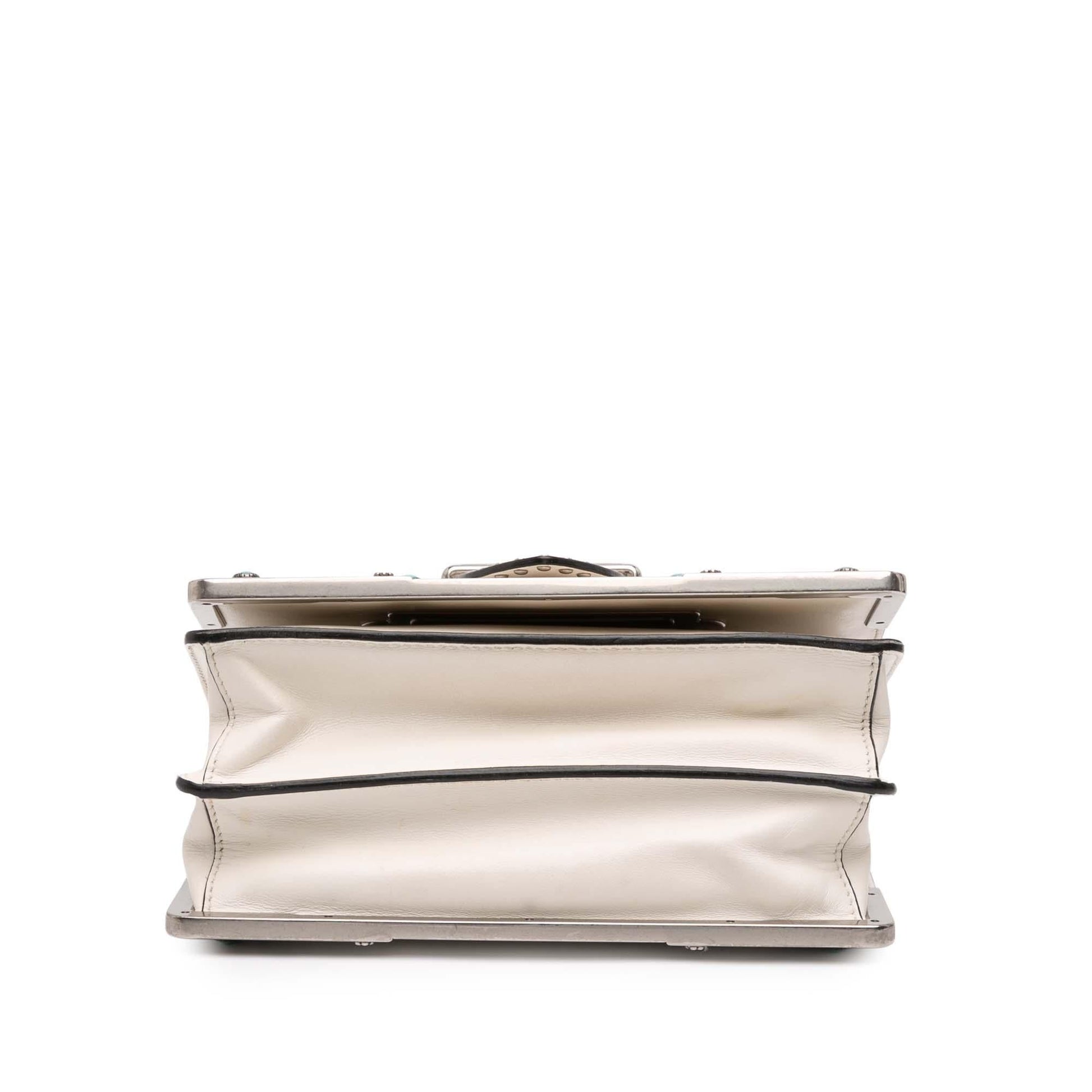 Prada City Calf Studded Folk Cahier Crossbody Crossbody Bag