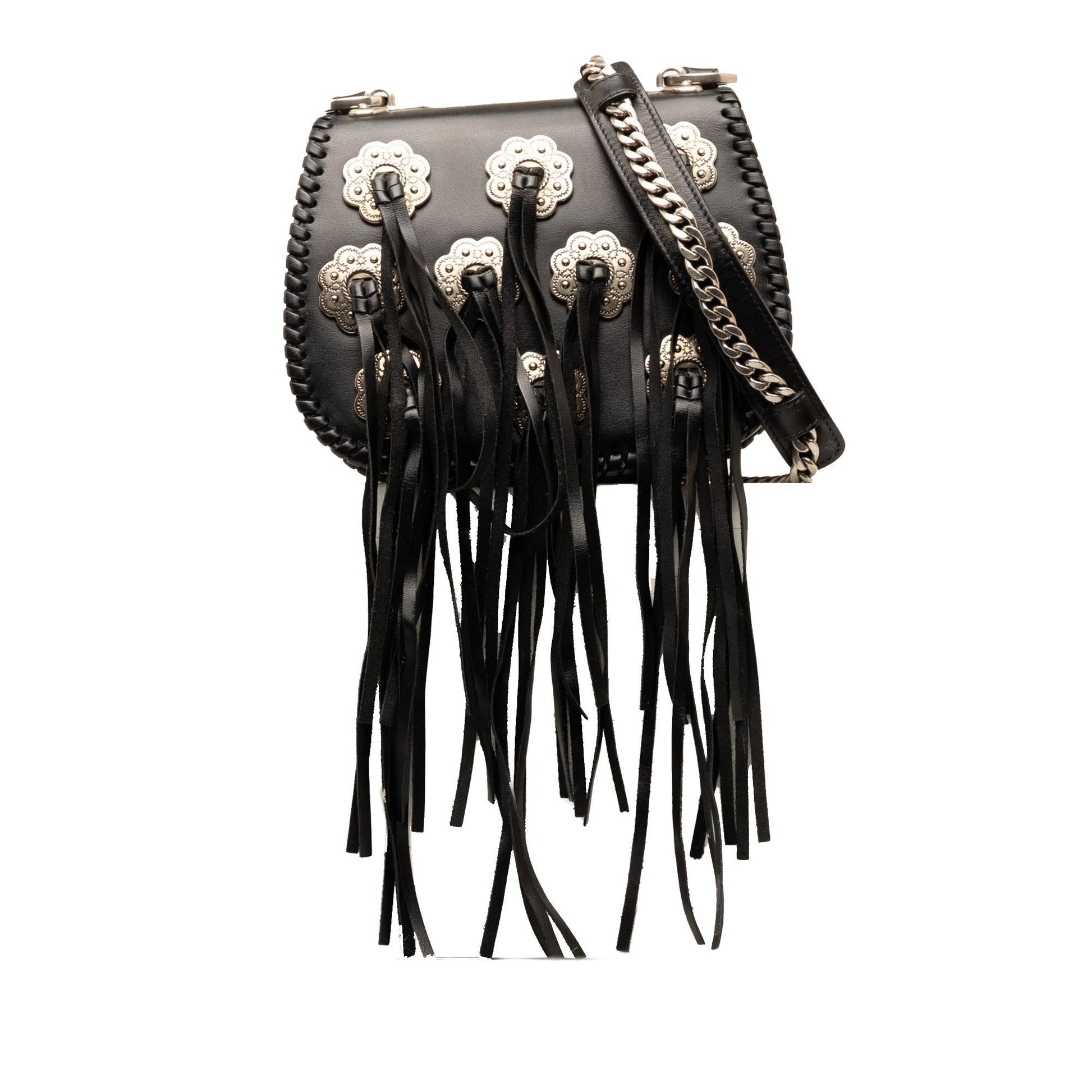 Prada City Calf Whipstitch Fringe Saddle Bag Shg Uqwvtr Crossbody Bag