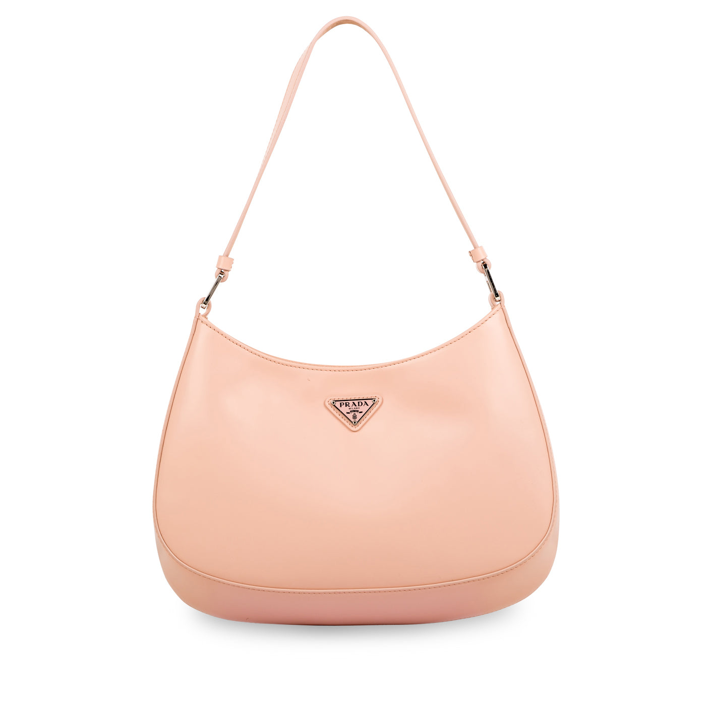 Prada Cleo Brushed Shoulder Bag Leather