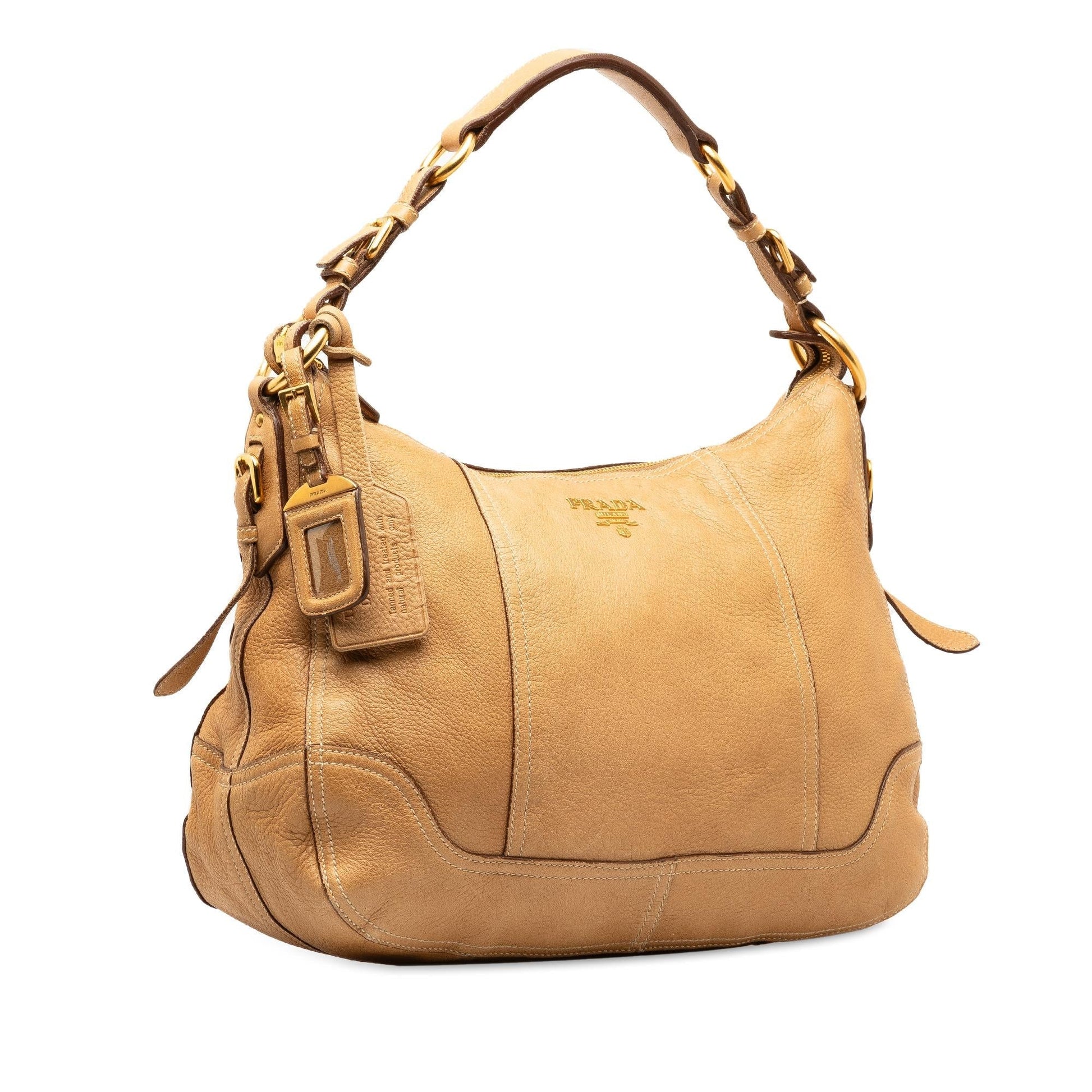 Prada Deerskin Shoulder Bag Shg Ywnnyj Leather