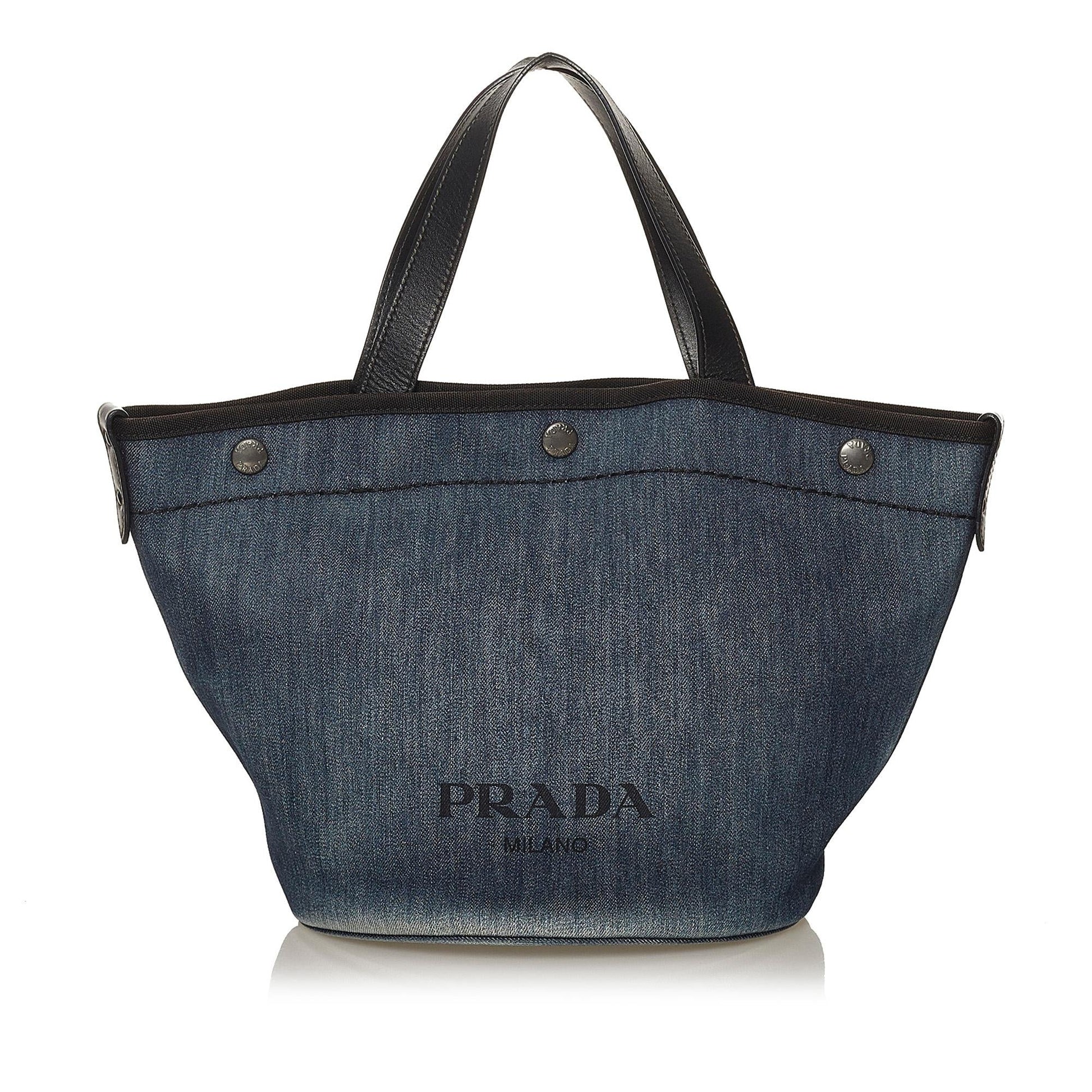 Prada Tote Bag Shg Denim Bag Shg 29158