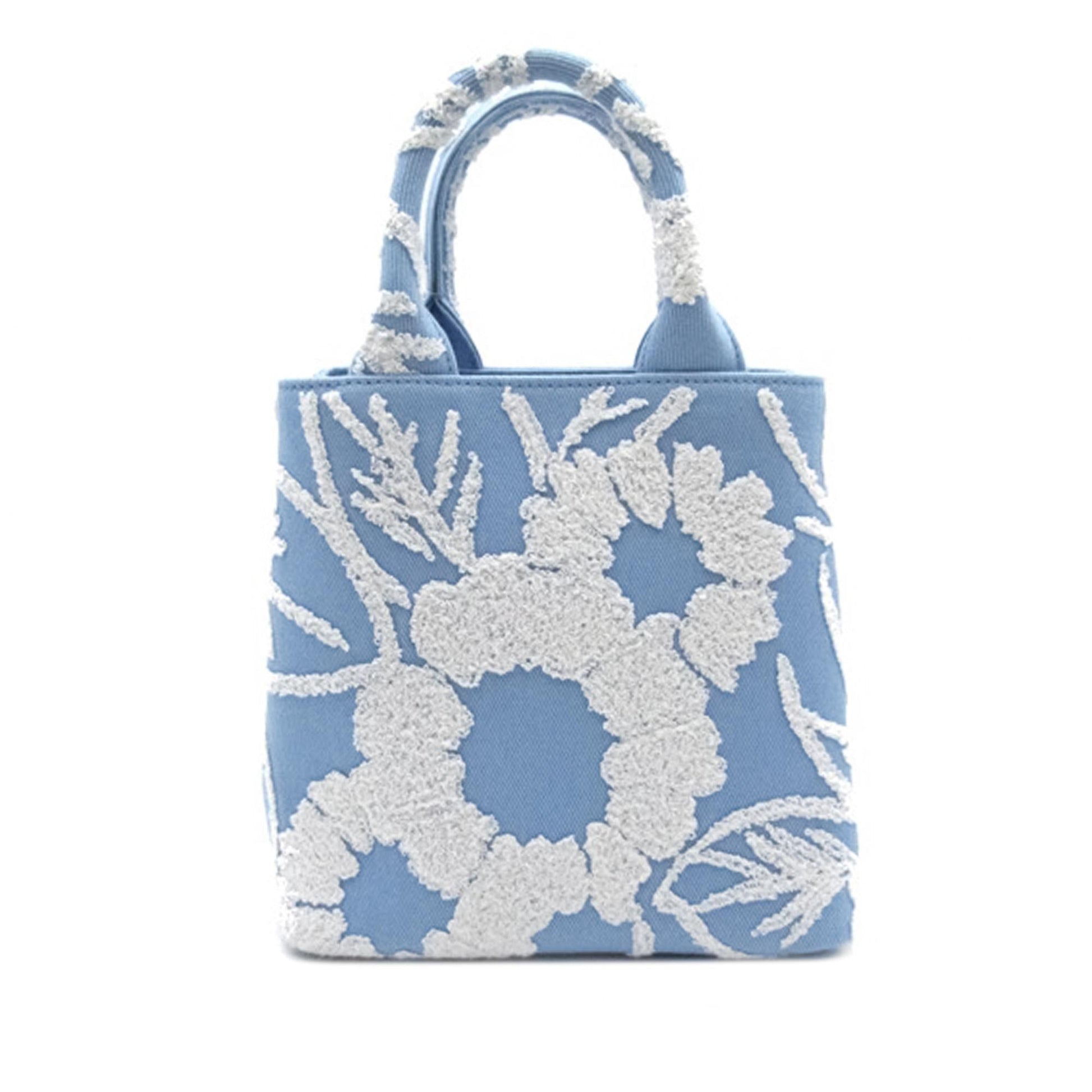 Prada Drill Ricamo Satchel Shg Uvrvng Satchel Bag