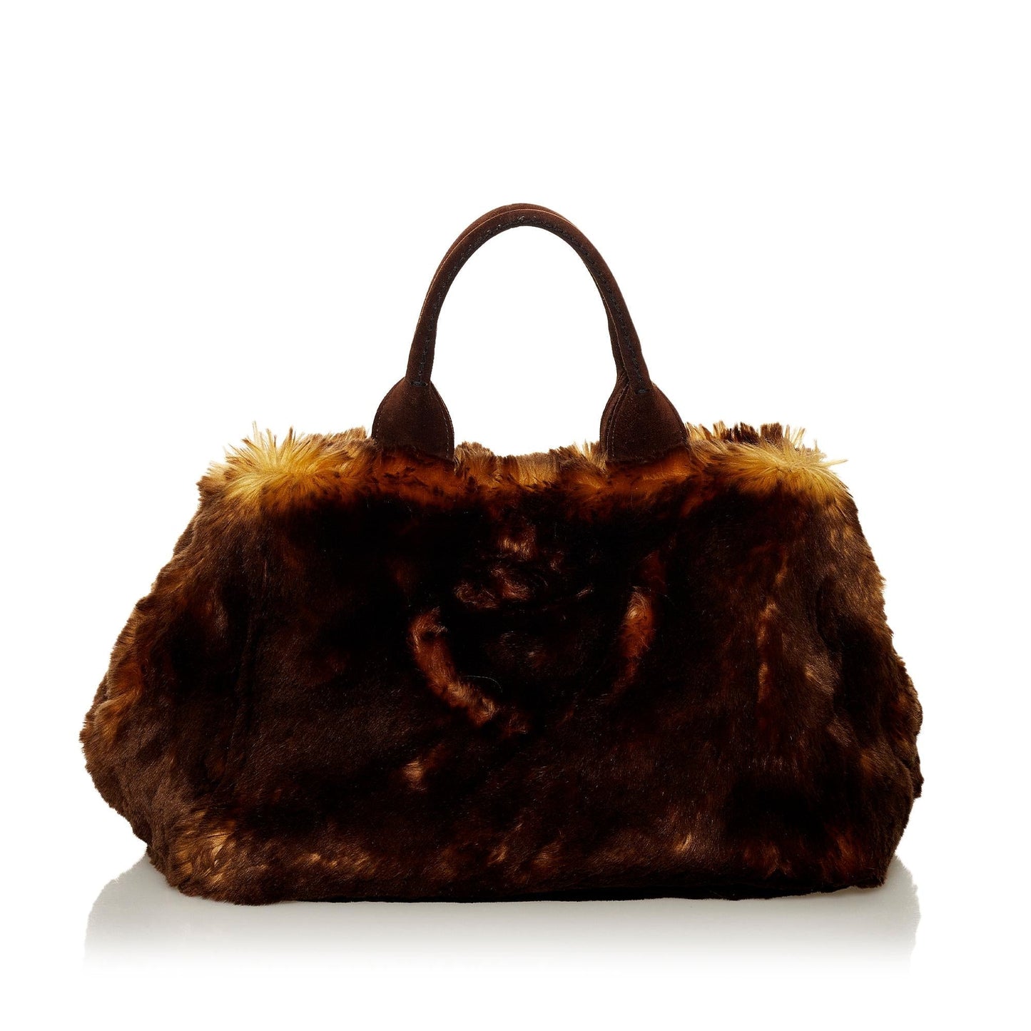 Prada Eco Kidassia Faux Fur Garden Handbag Shg Satchel Bag Handbag Shg 29643