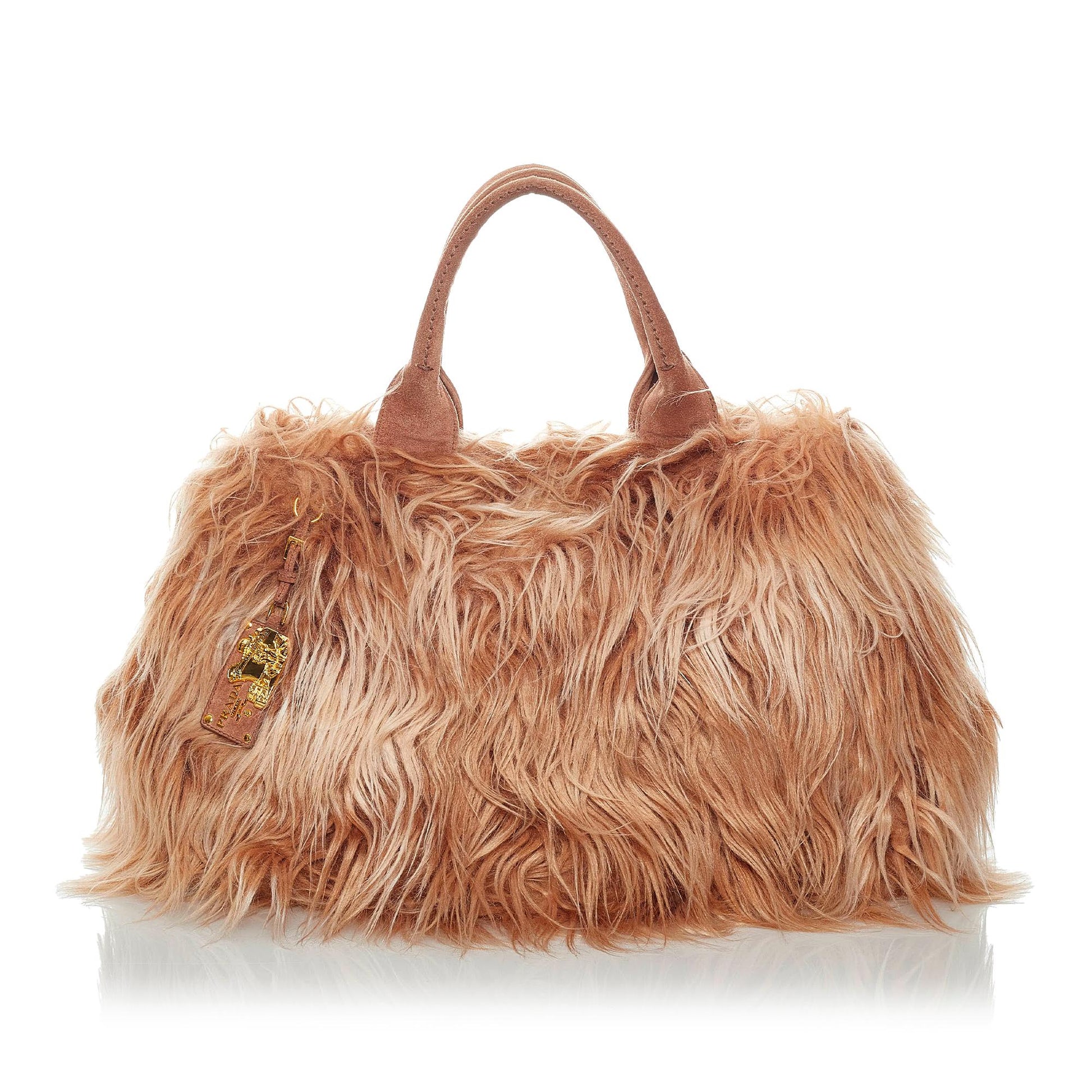 Prada Eco Kidassia Faux Fur Garden Handbag Shg Satchel Bag Handbag Shg 30403