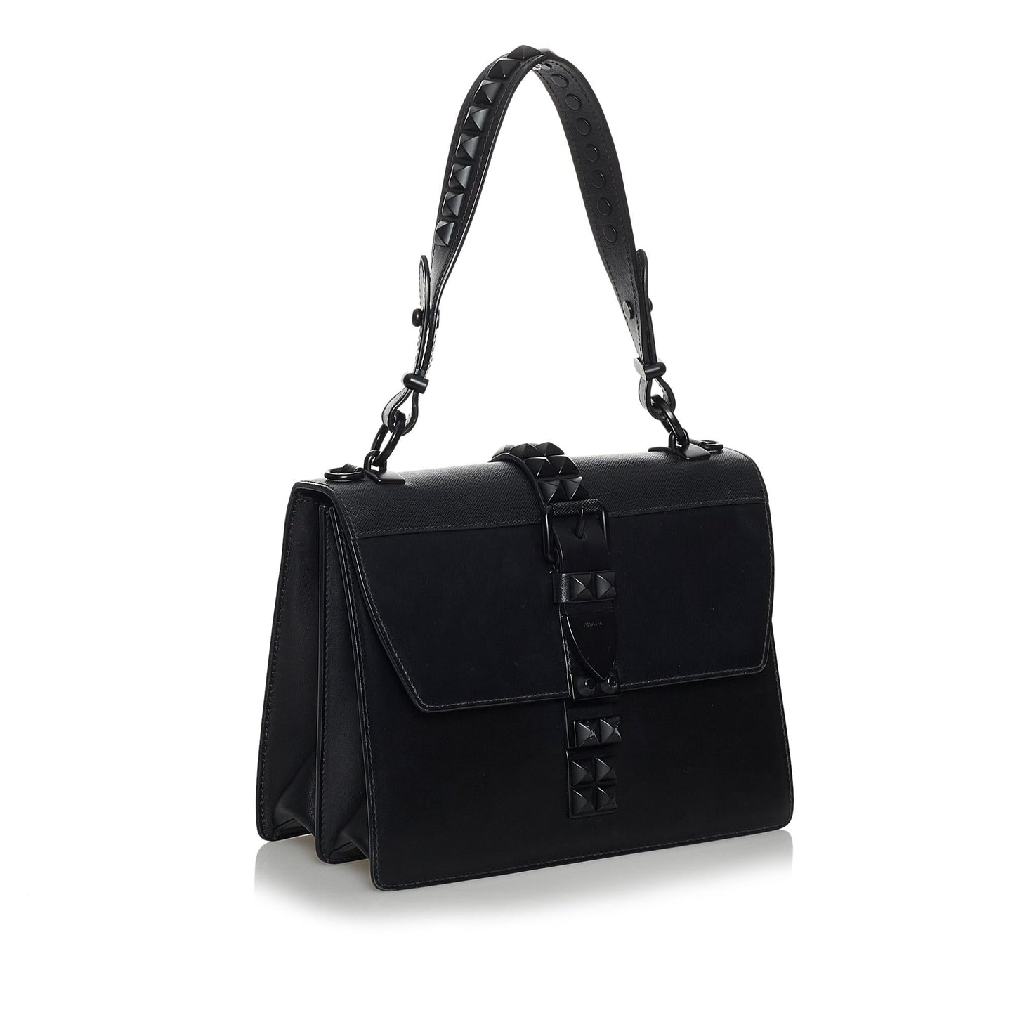 Prada Elektra Satchel Shg Leather Satchel Bag