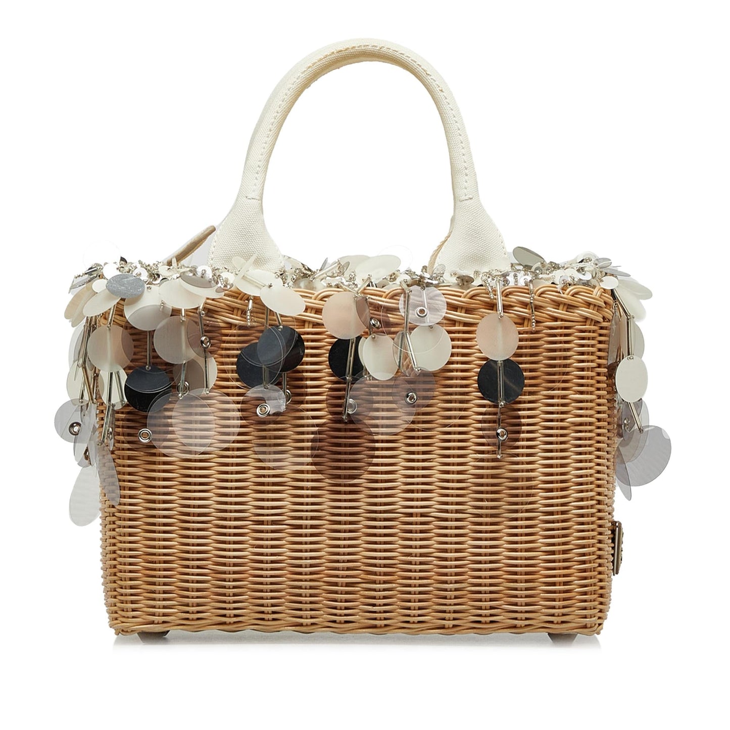 Prada Embellished Midollino Satchel Shg 95Qac8 Satchel Bag