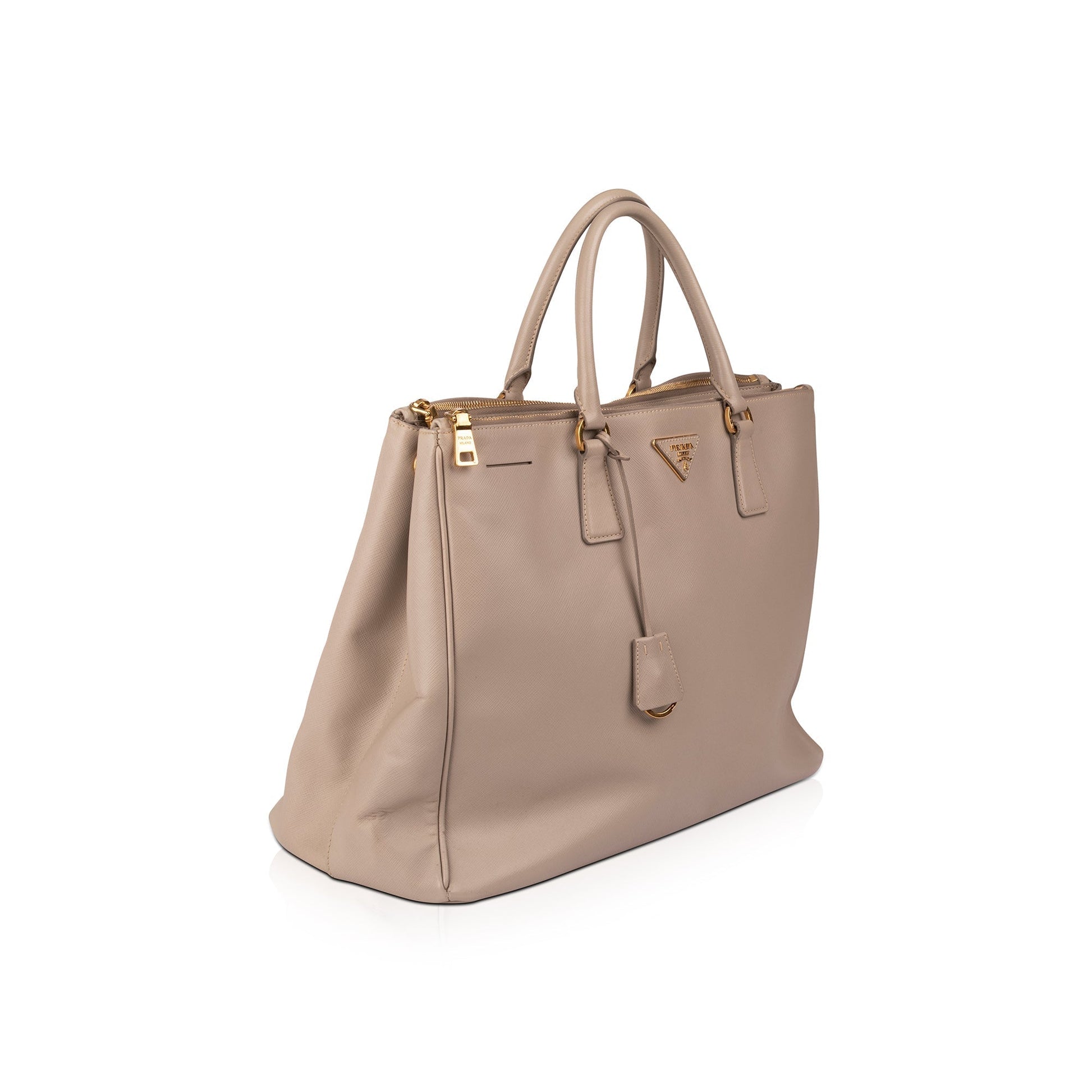 Prada Extra Saffiano Lux Galleria Double Zip Tote Large Tote Bag