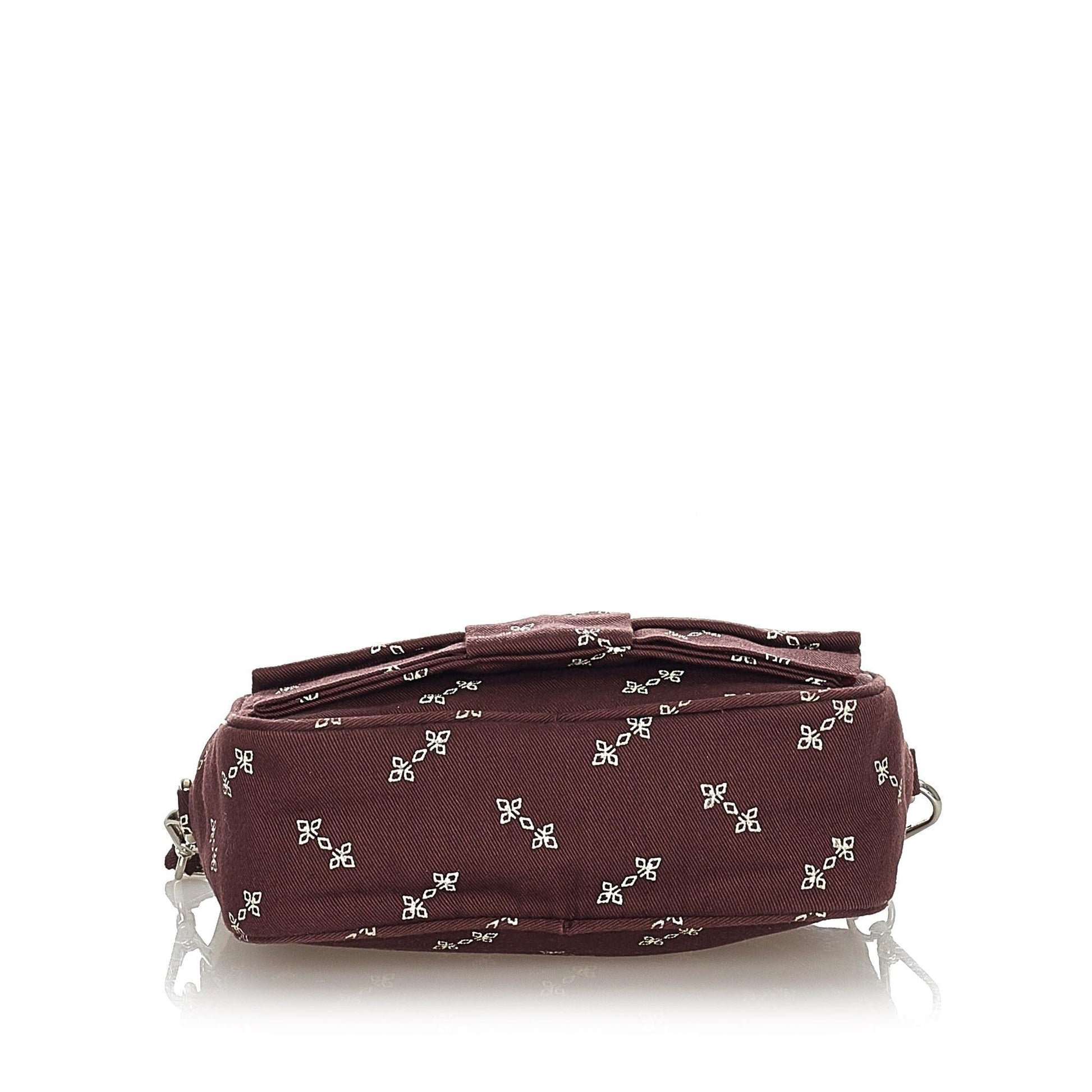 Prada Fiocco Bow Tessuto Crossbody Bag Shg Bag Shg 21793