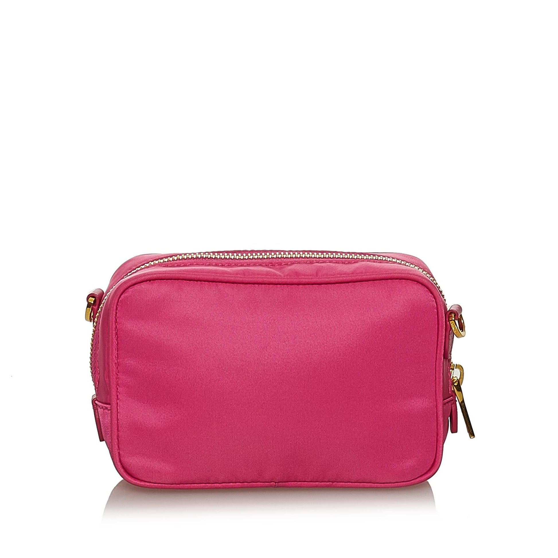 Prada Fiocco Bow Tessuto Crossbody Bag Shg