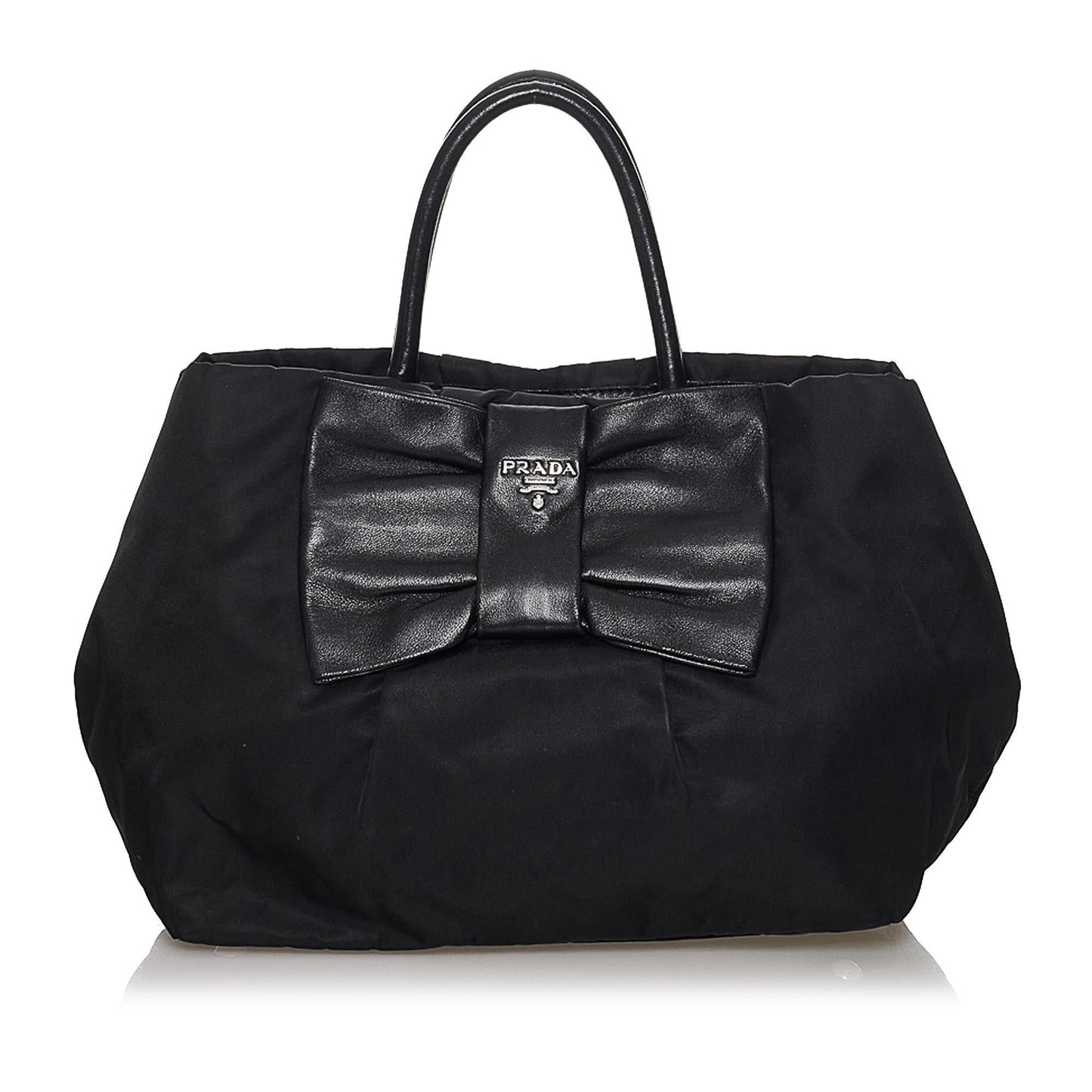 Prada Fiocco Bow Tessuto Handbag Shg Satchel Bag Handbag Shg 30258