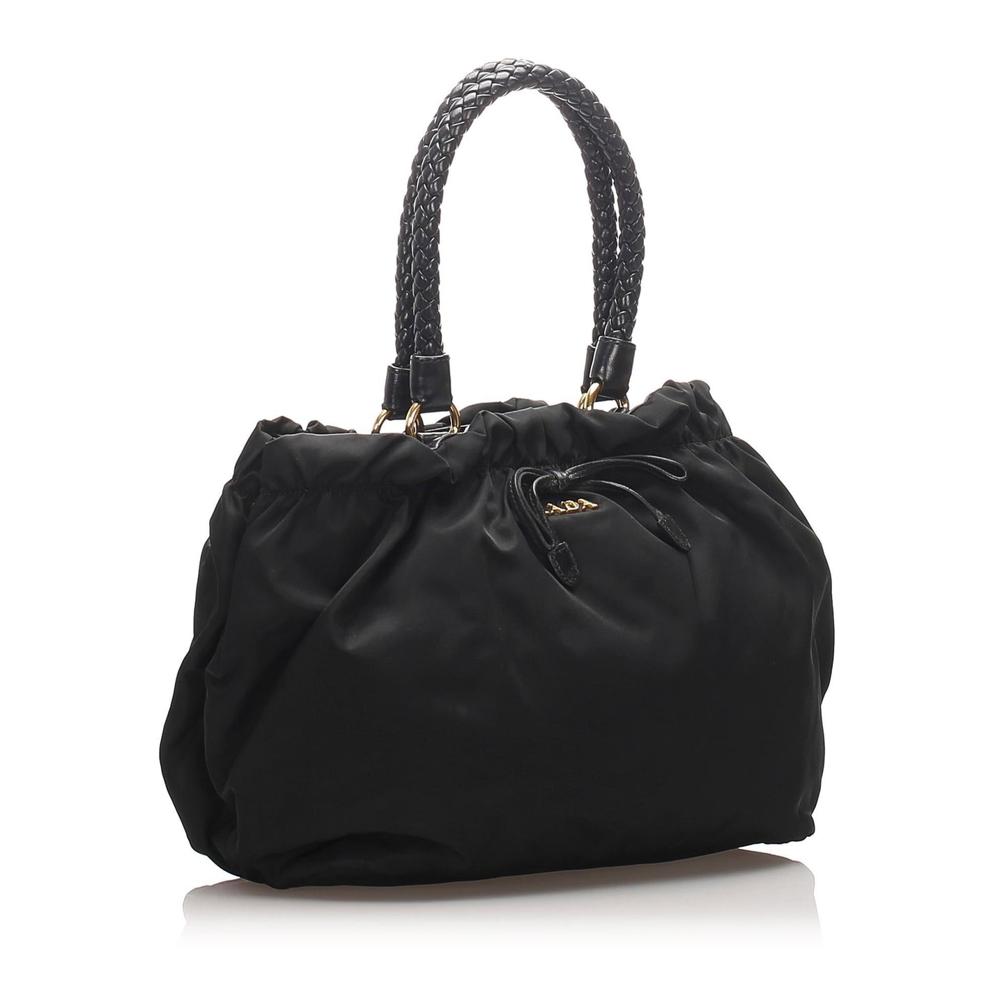 Prada Gathered Tessuto Tote Tote Bag