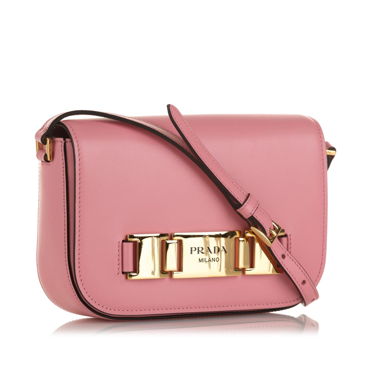 Prada Glace Calf Etiquette Crossbody Shg L8Vjvr Crossbody Bag