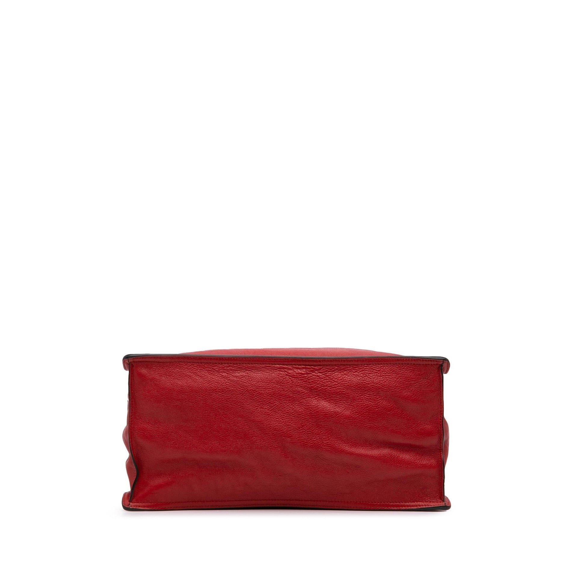 Prada Glace Calf Etiquette Tote Tote Bag