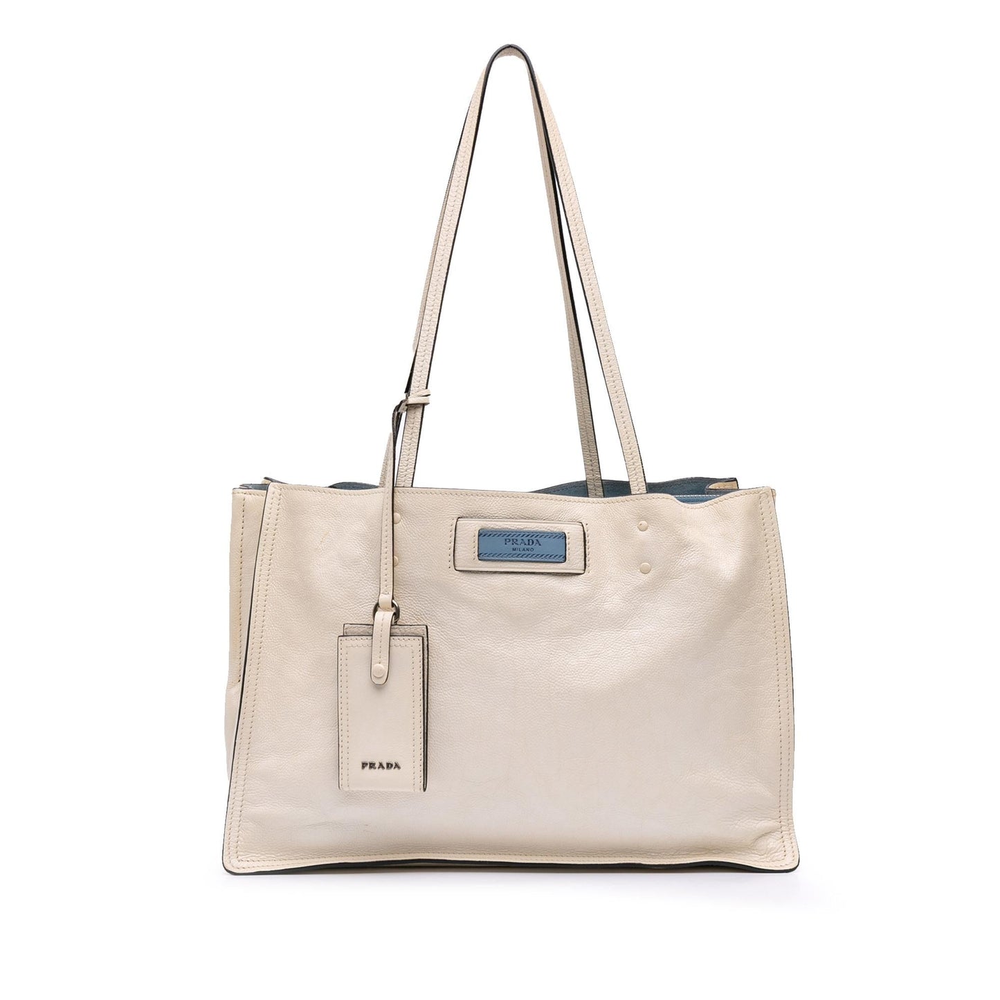 Prada Glace Calf Etiquette Tote Tote Bag Etiquette Tote 2
