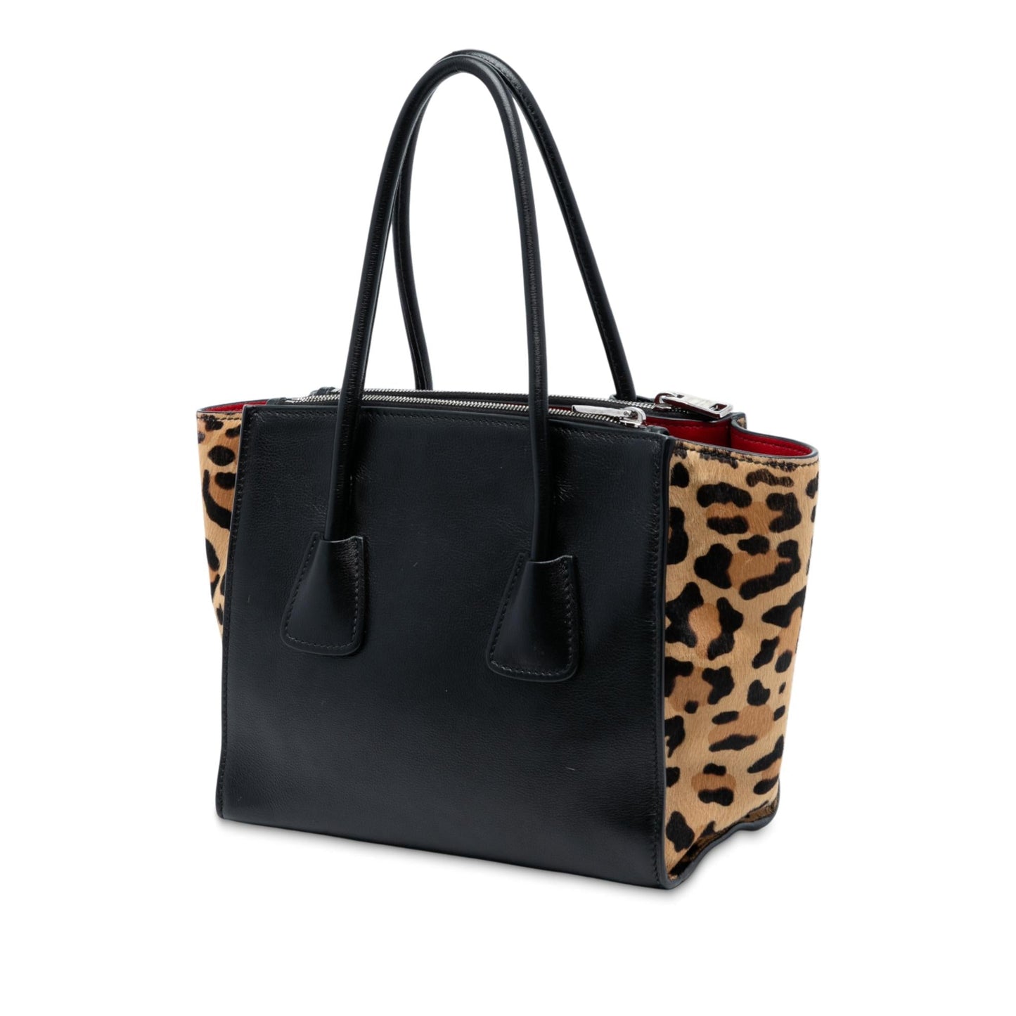 Prada Glace Calf Ponyhair Twin Pocket Satchel Satchel Bag
