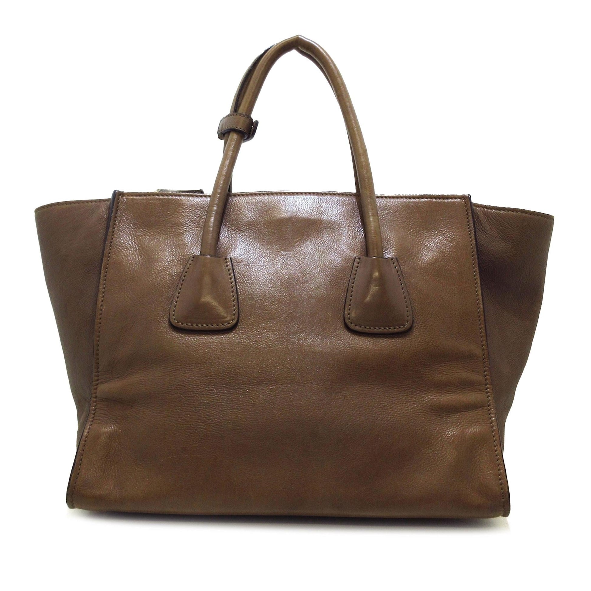 Prada Glace Calf Twin Pocket Satchel Shg Eogeoj Satchel Bag