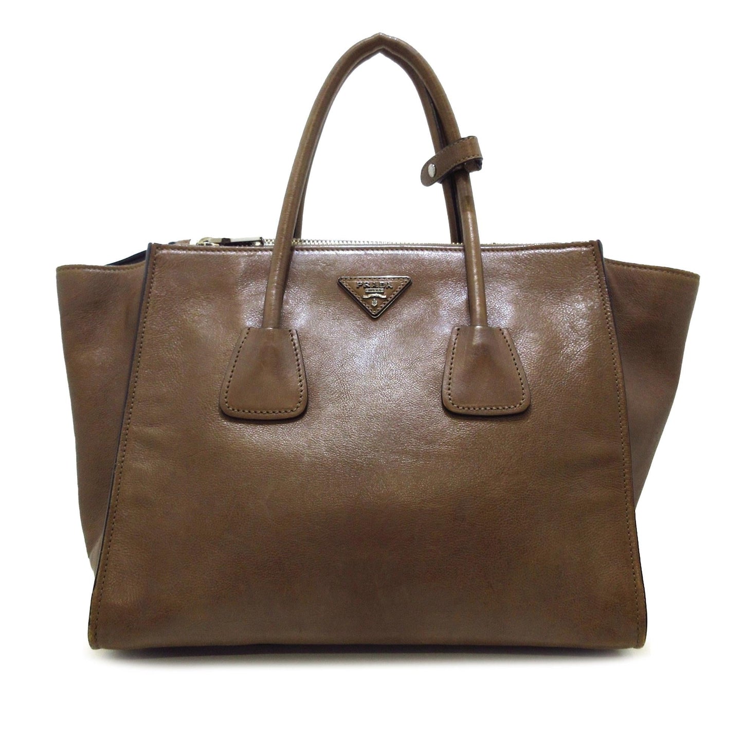 Prada Glace Calf Twin Pocket Satchel Shg Eogeoj Satchel Bag