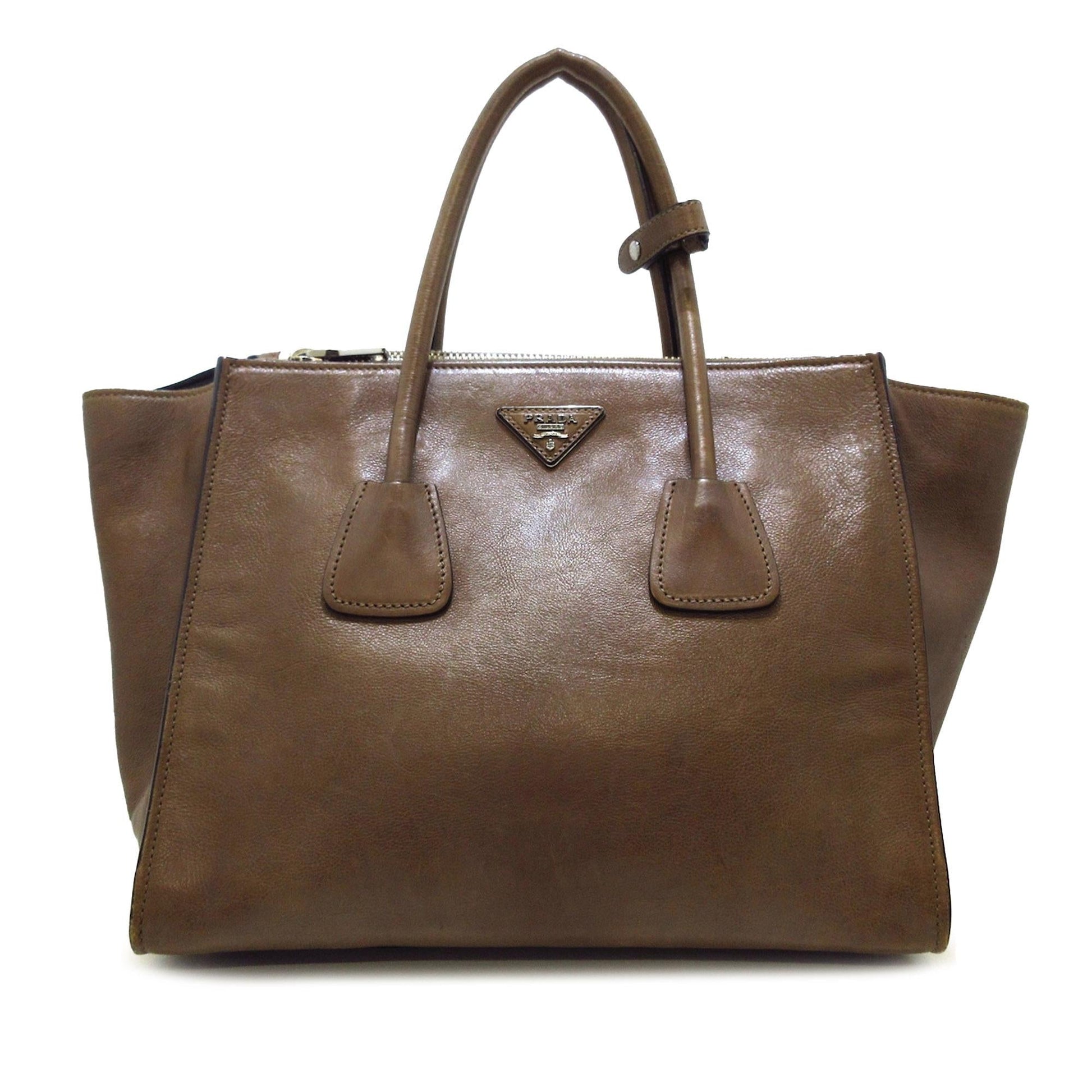 Prada Glace Calf Twin Pocket Satchel Shg Eogeoj Satchel Bag