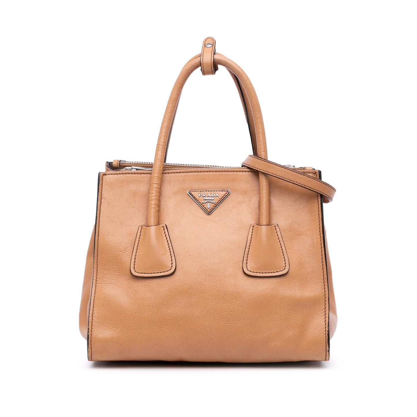 Prada Glace Calf Twin Pocket Satchel Satchel Bag Pocket Satchel 1
