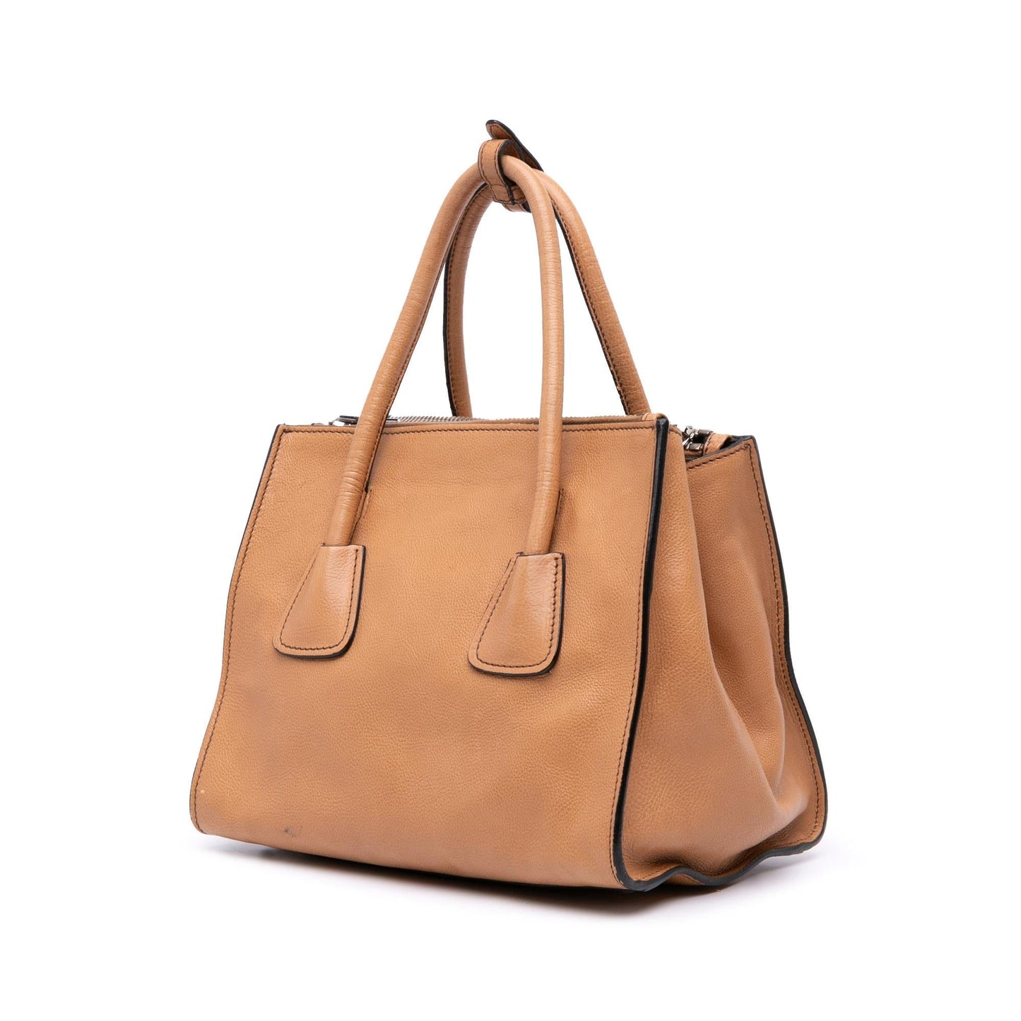 Prada Glace Calf Twin Pocket Satchel Satchel Bag Pocket Satchel 1