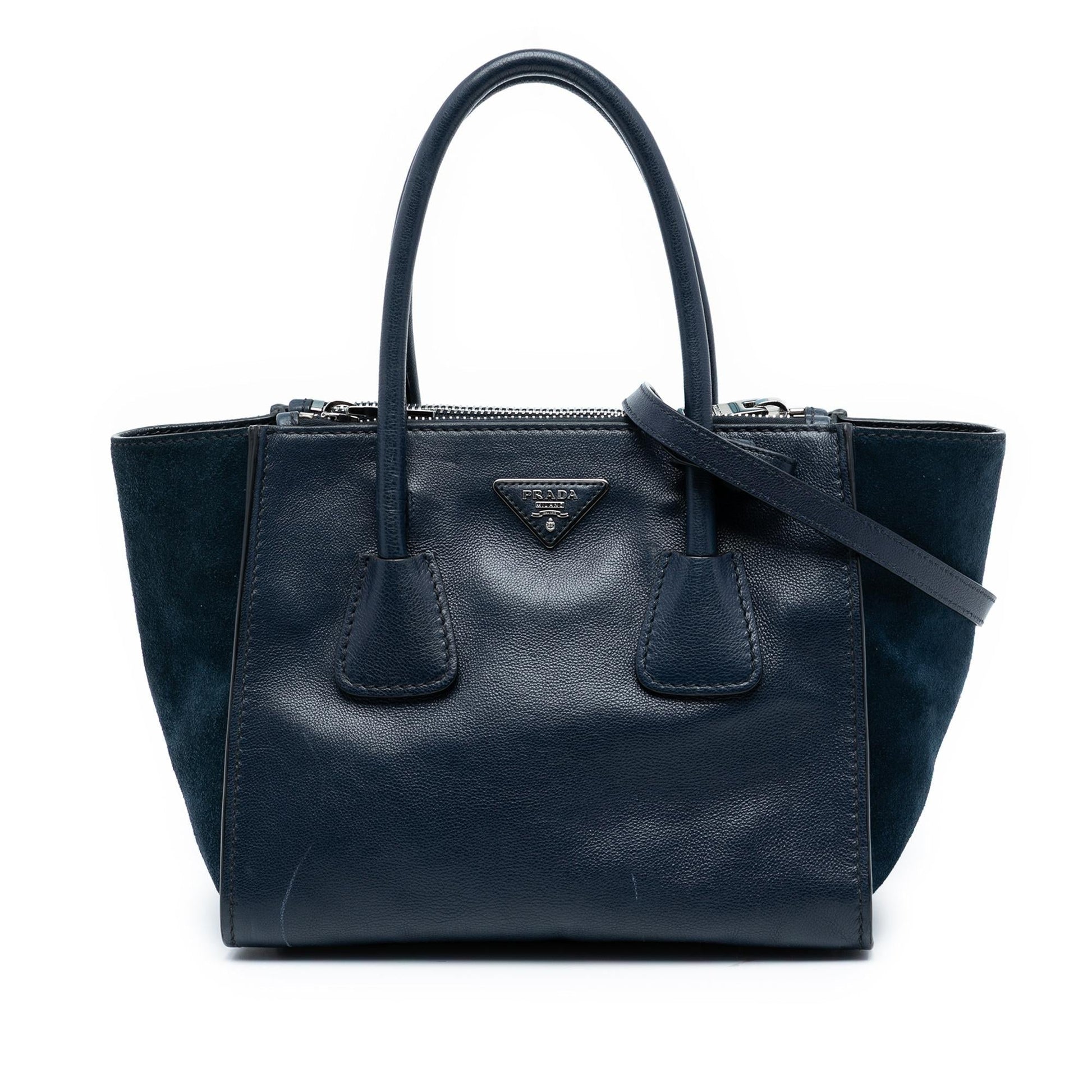 Prada Glace Calf Twin Pocket Satchel Satchel Bag Pocket Satchel 6