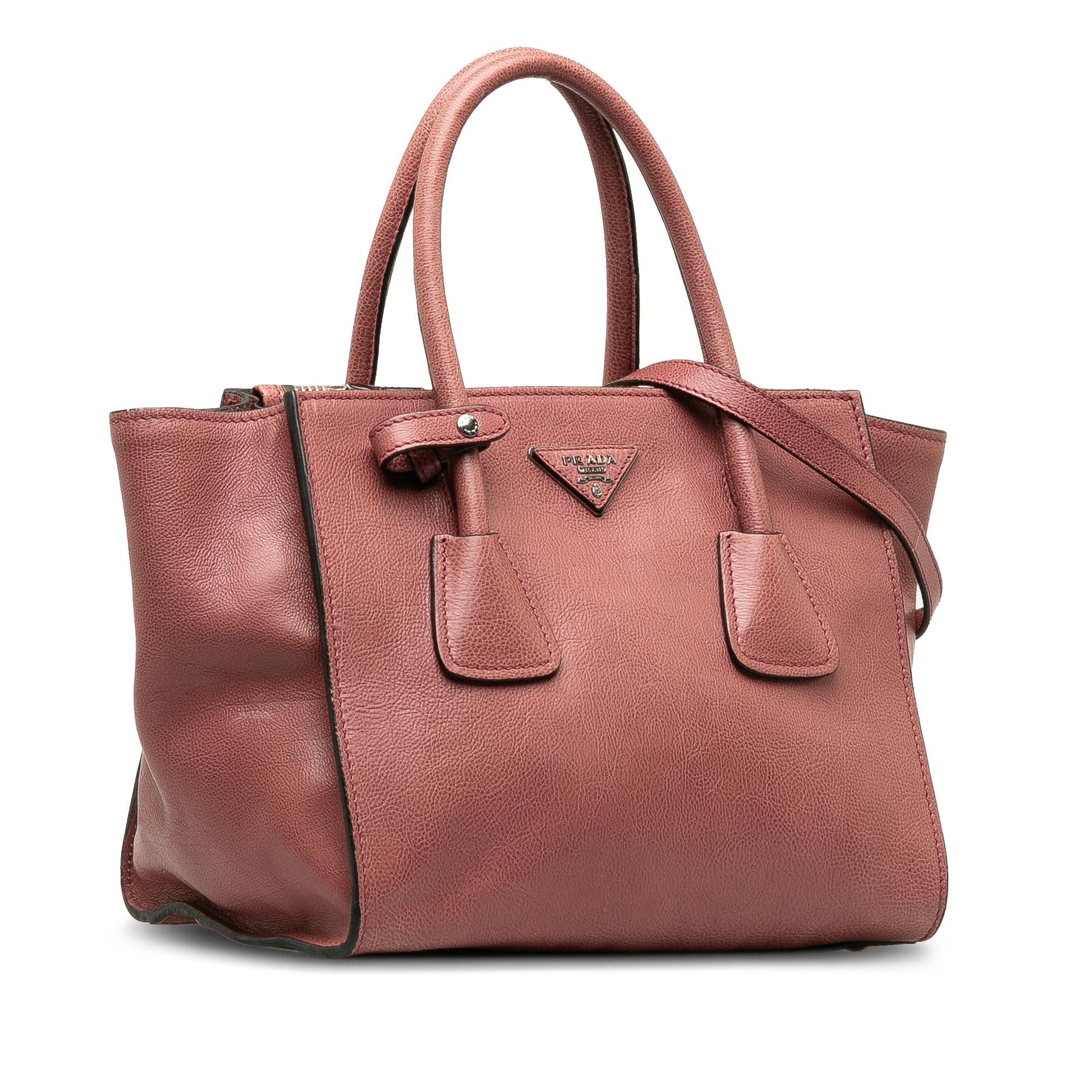 Prada Glace Calf Twin Pocket Shg Vr4Oca Satchel Bag