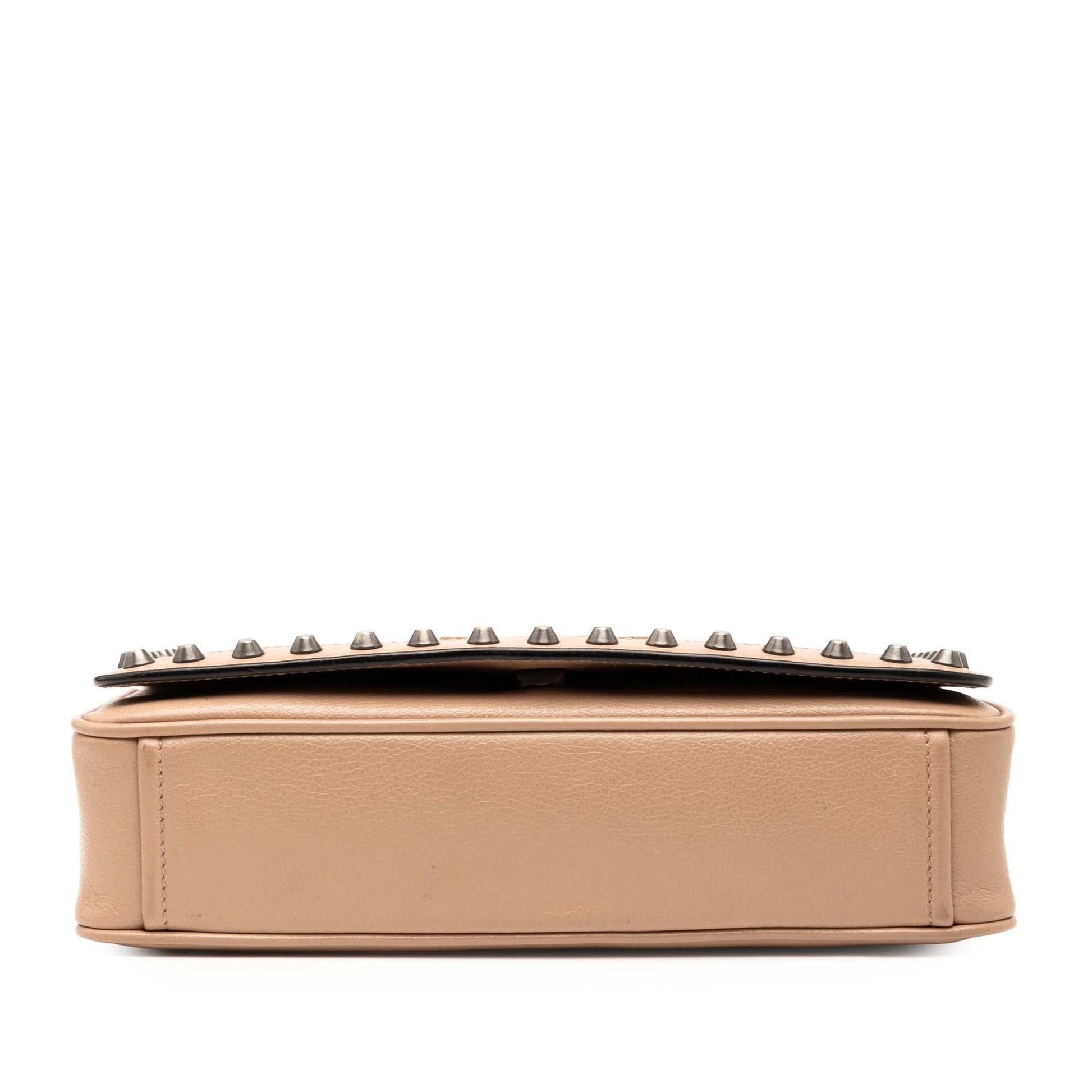 Prada Glace Calfskin Studded Crossbody Crossbody Bag Studded Crossbody 1