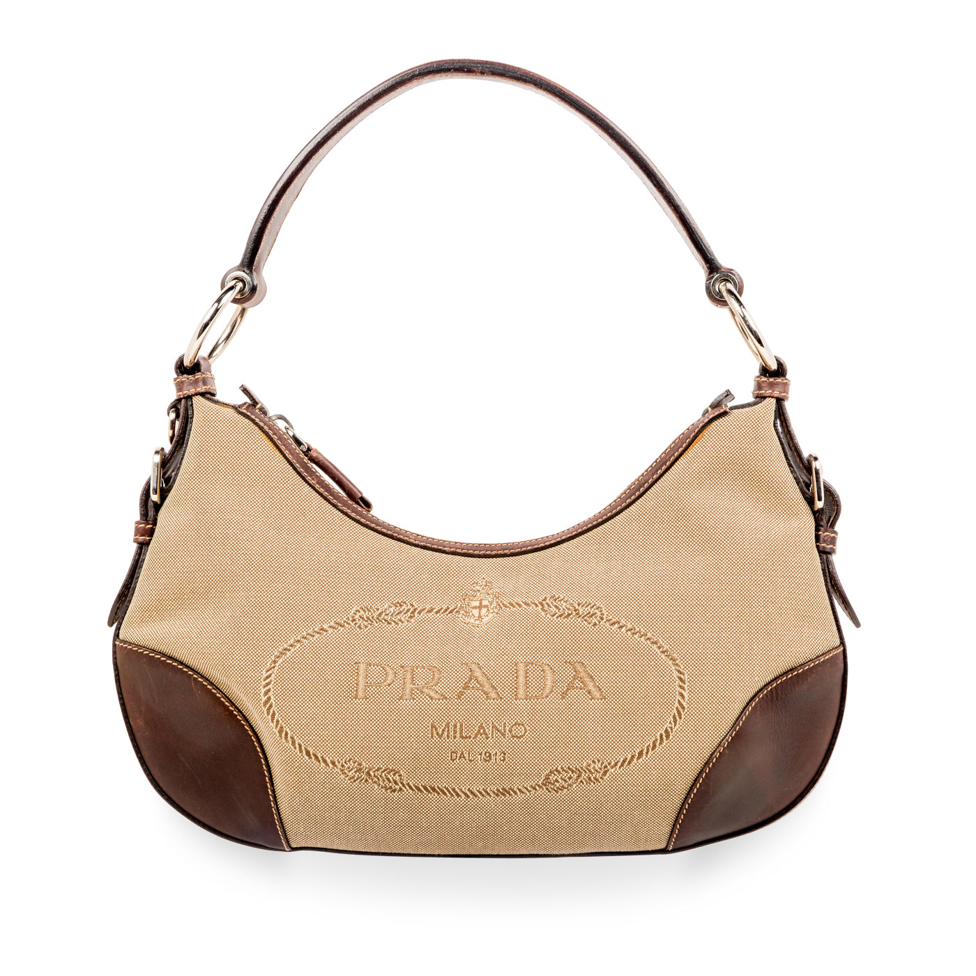 Prada Tessuto Bag Canvas Crossbody Bag