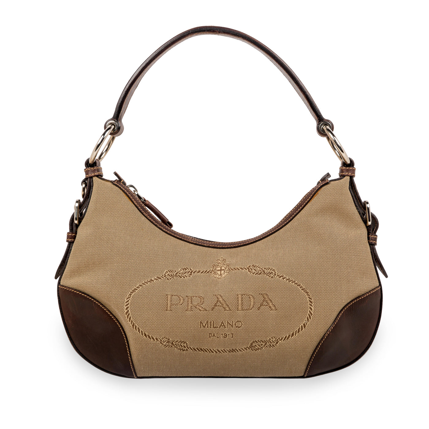 Prada Tessuto Bag Canvas Crossbody Bag