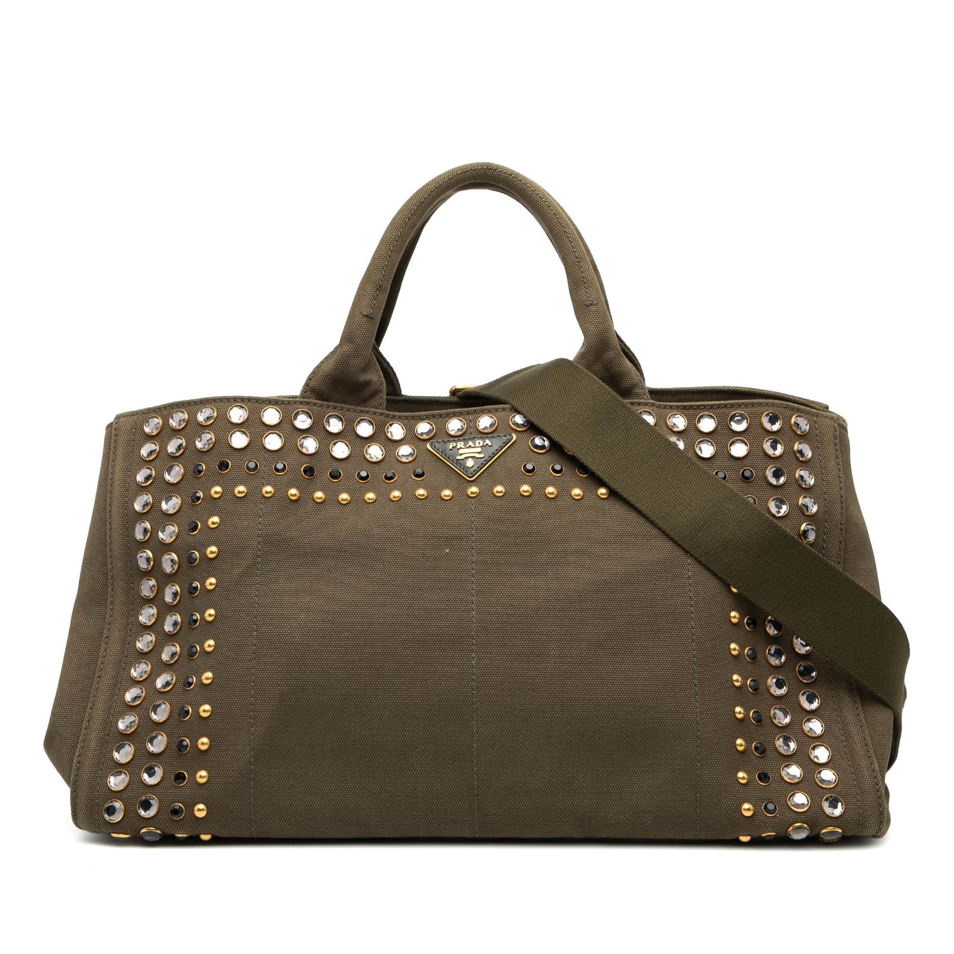 Prada Canapa Bijoux Satchel Canvas Large Satchel Bag Bijoux Satchel 1