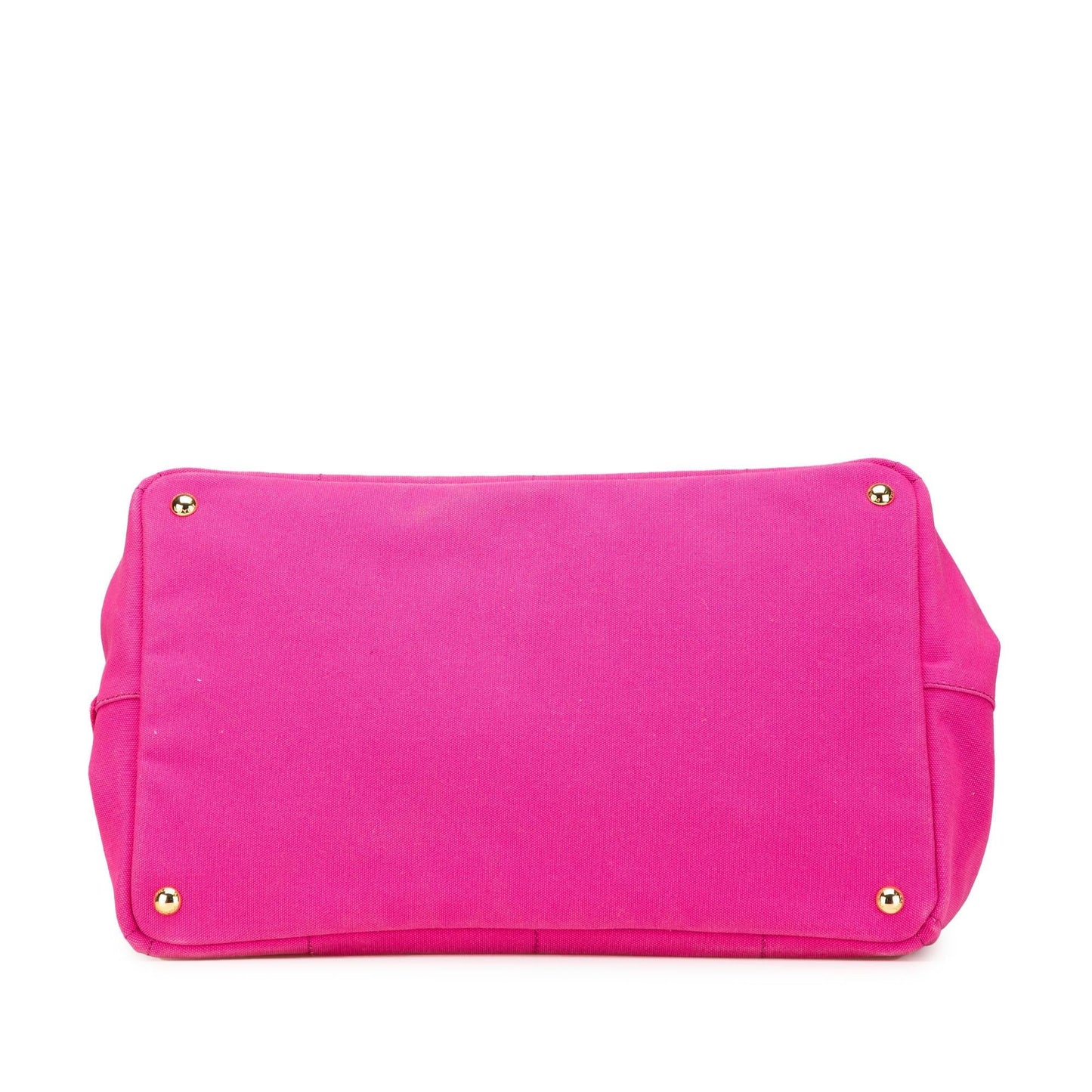 Prada Canapa Satchel Canvas Large Logo Satchel Bag