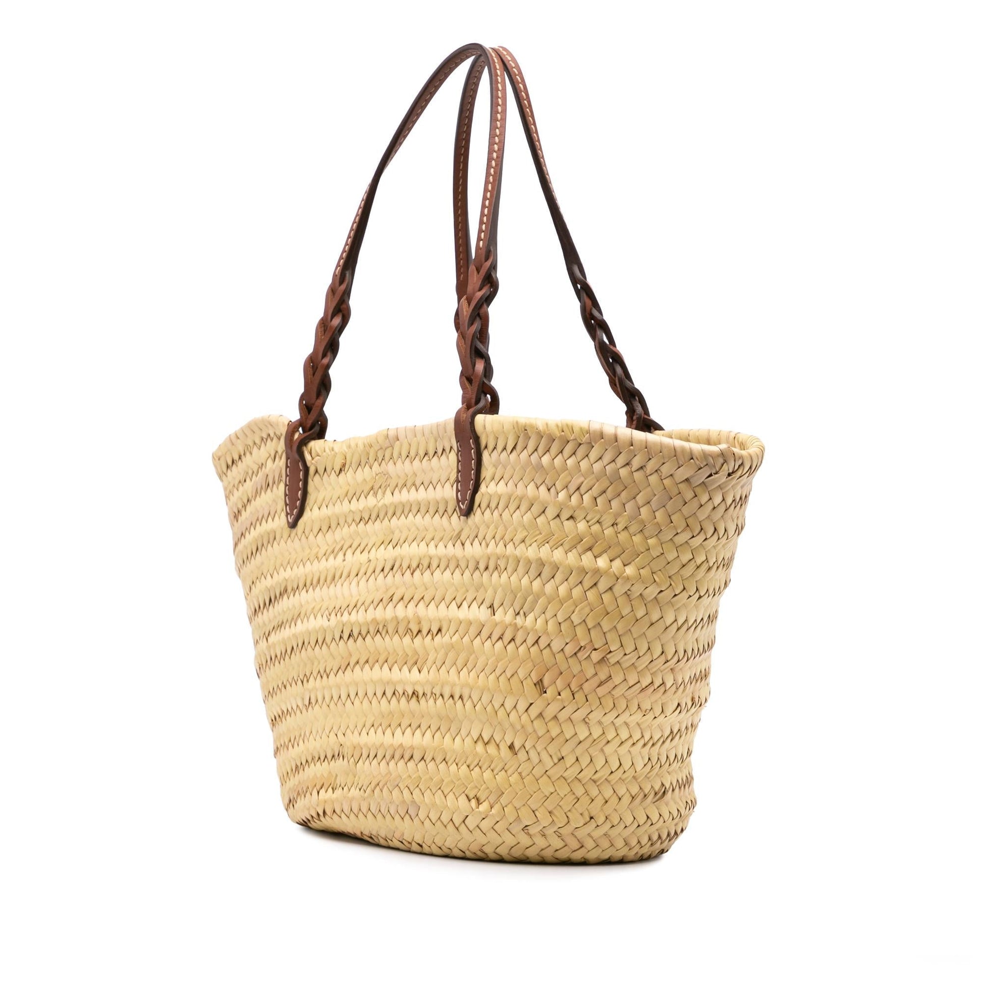 Prada Palmitto Tote Vitello Large Basket Tote Bag